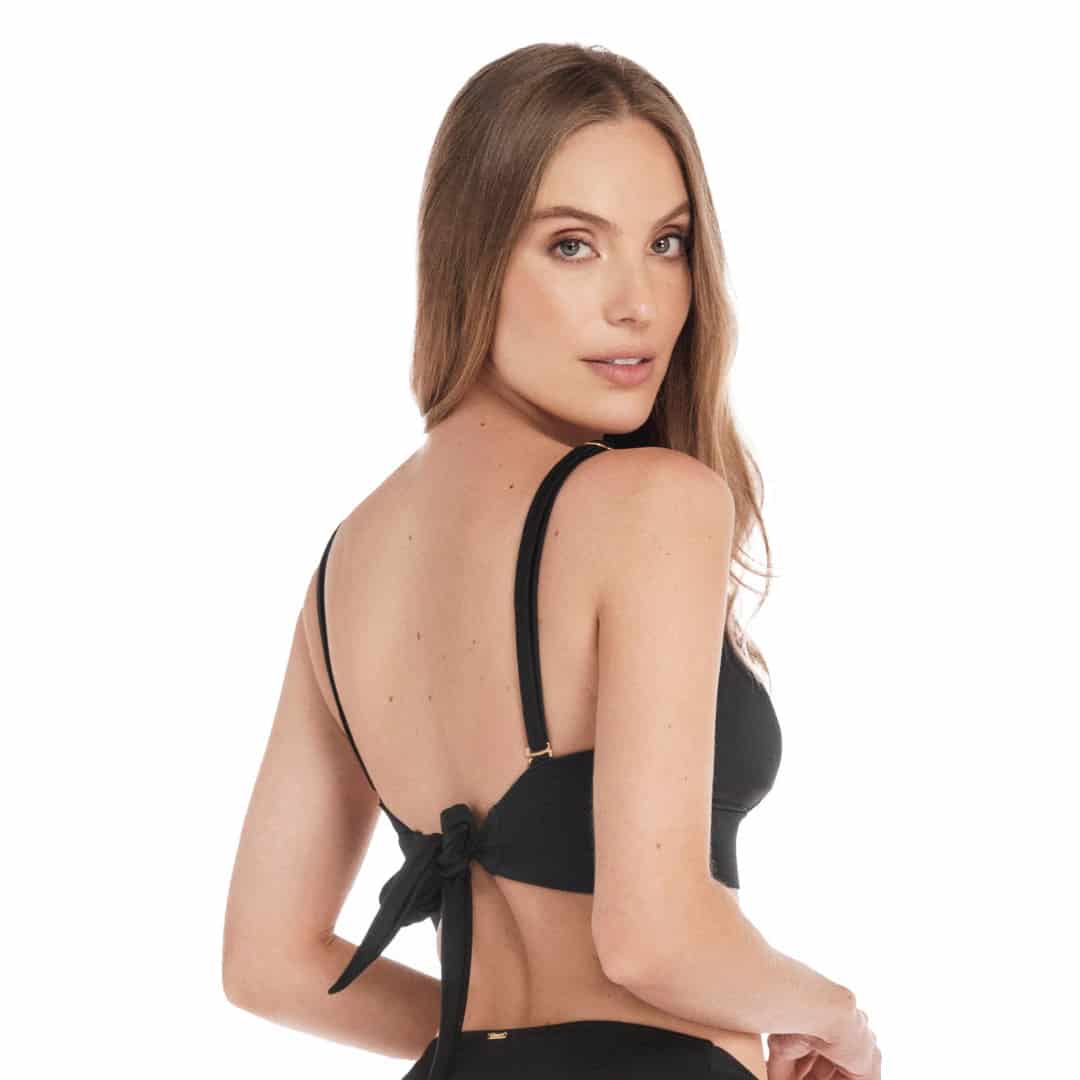TOP DE VESTIDO DE BAÑO CON CARGADERAS GRADUABLES - miniatura 3