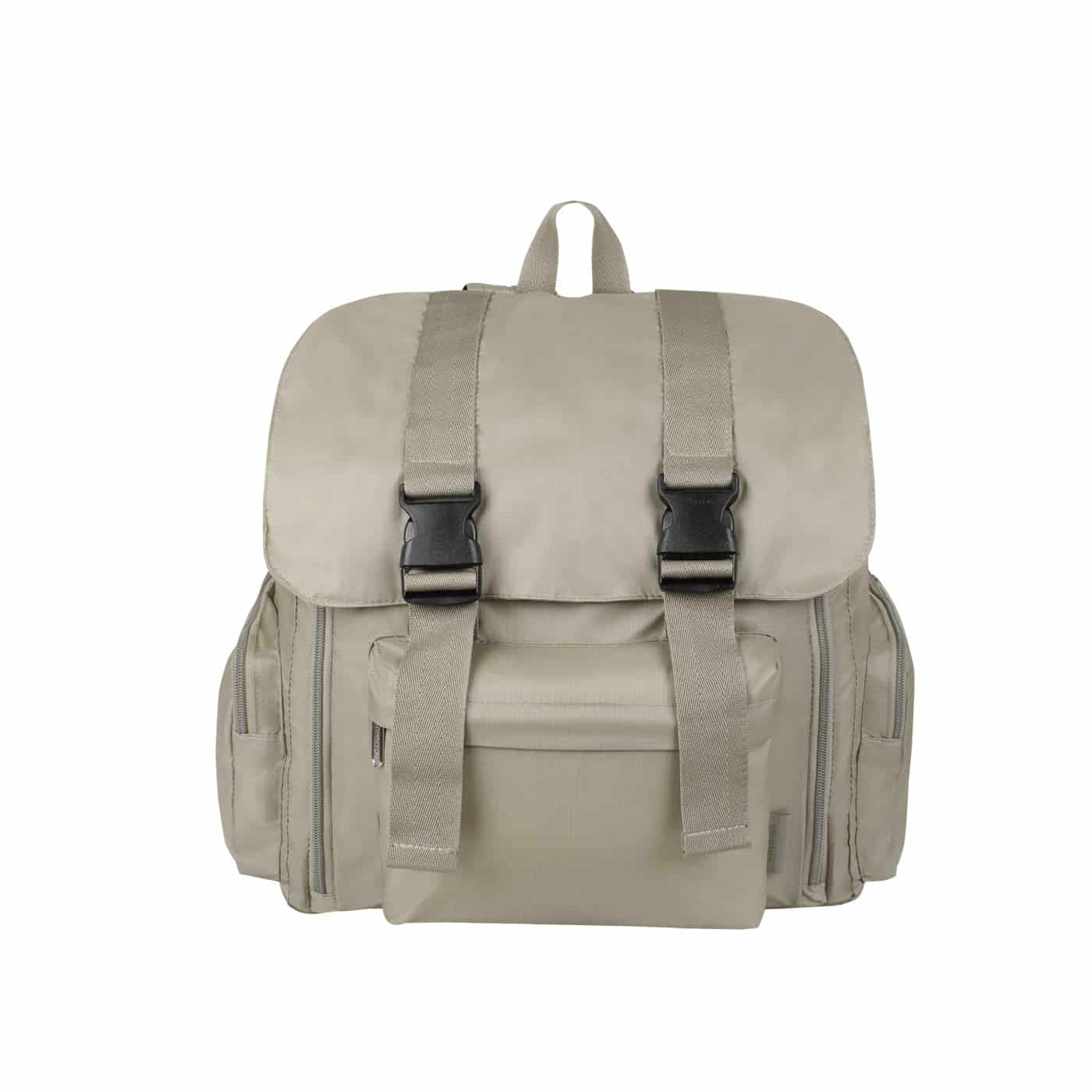 Morral Mochilero Pequeno Citybags Beige - miniatura 3
