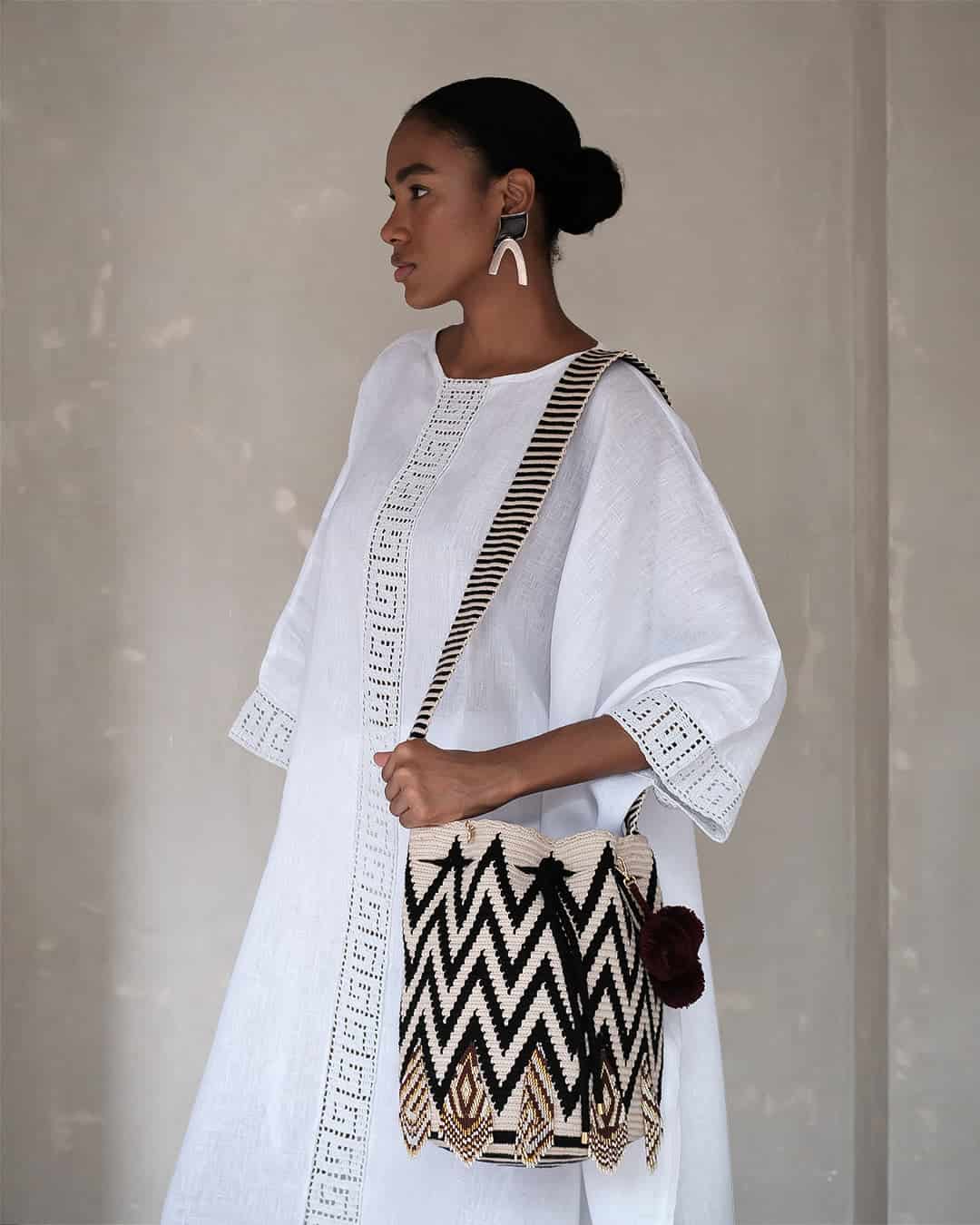 Mochila Wayuu Karmatra Rura Triangle - miniatura 2