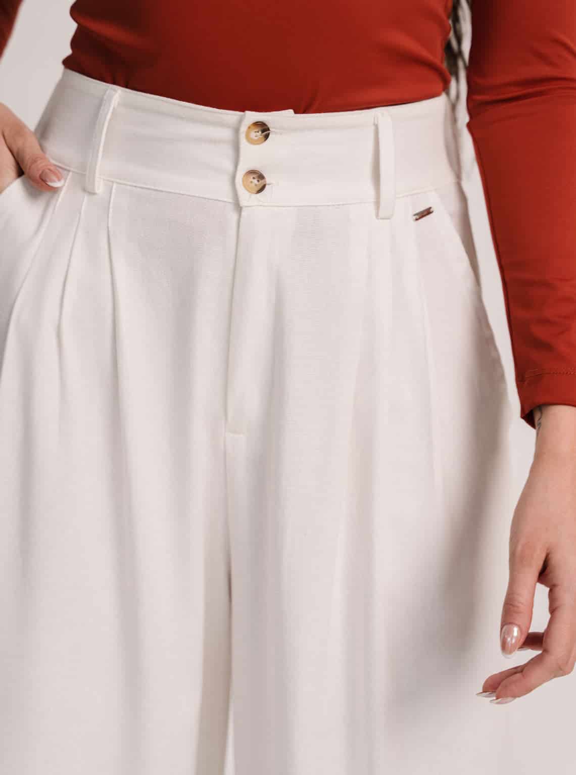 PANTALÓN CANVAS IVORY - miniatura 10