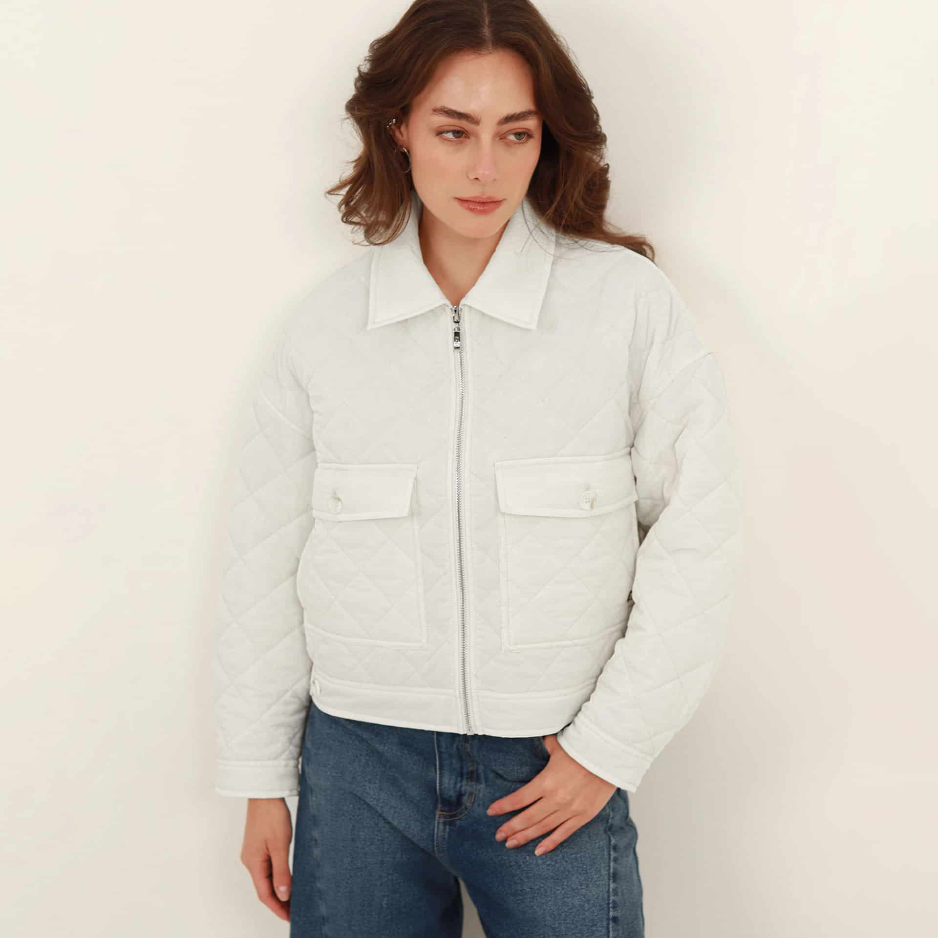 Chaqueta acolchada crop - miniatura 9