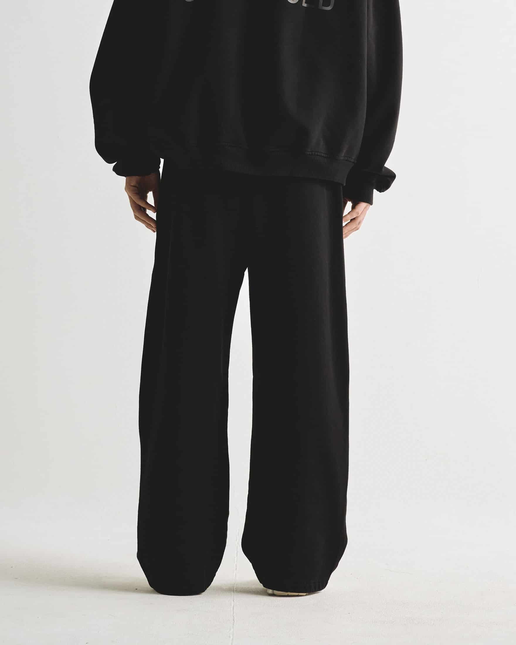 Line Logo Straightpants Black - miniatura 4