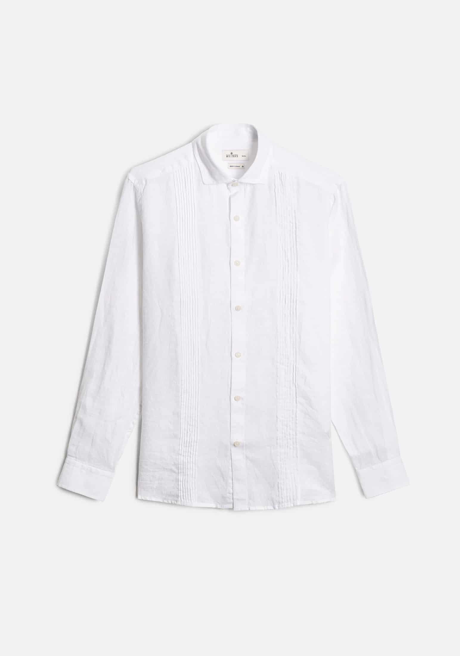 Camisa H Cachao Guayabera Blanco - miniatura 1