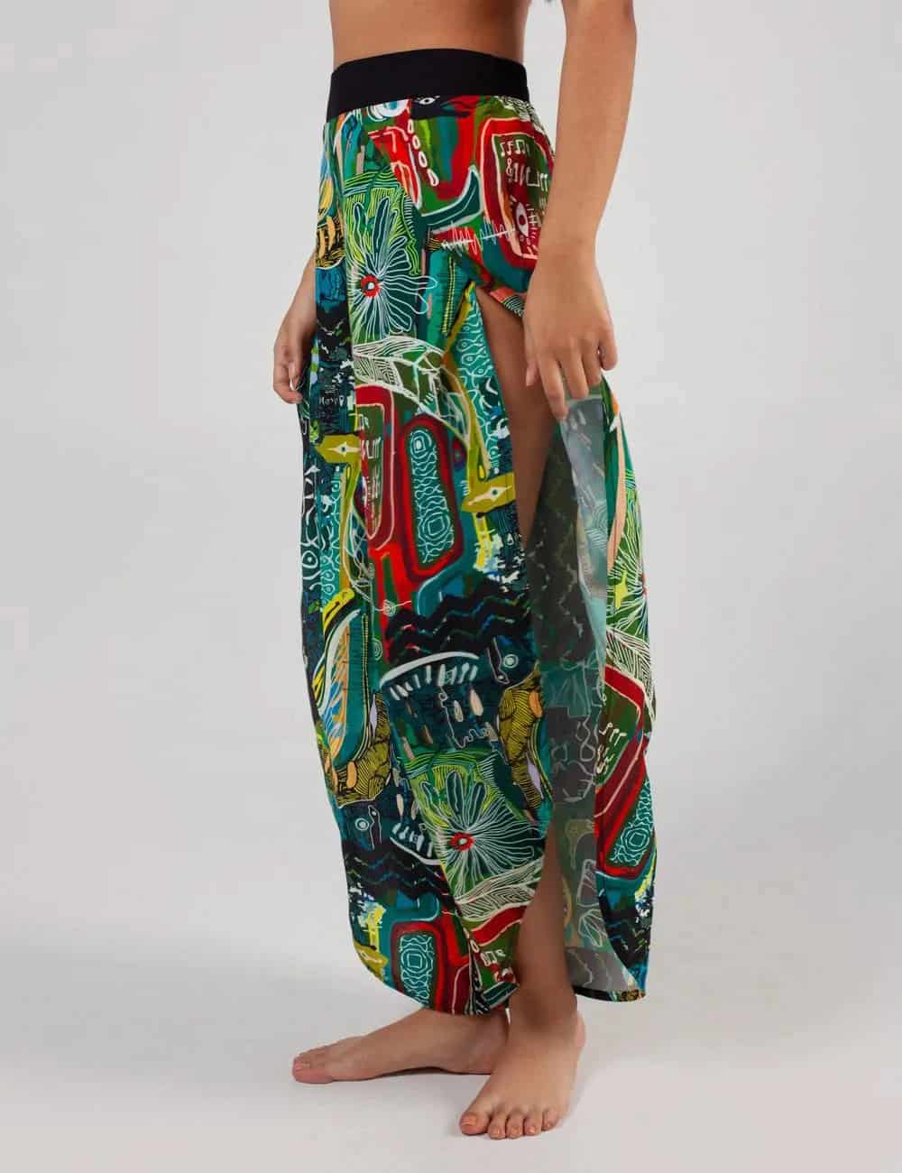 Pantalón Tulipán Yagé multicolor Mujer - miniatura 5