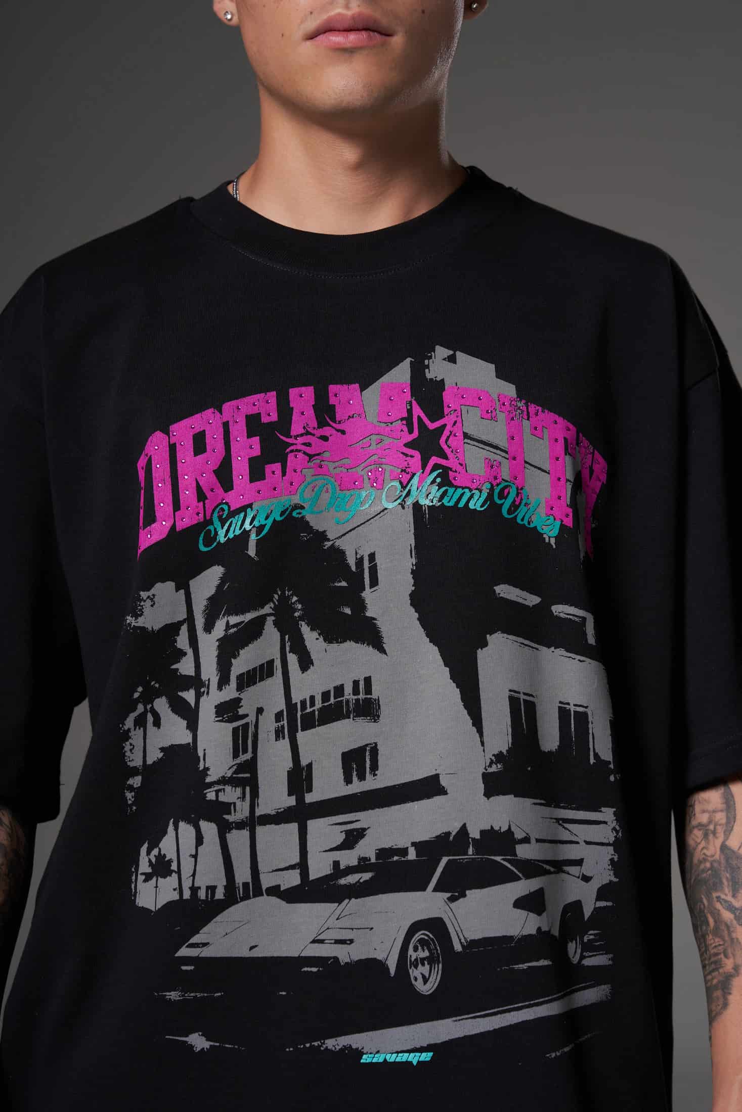 T shirt dream city rosada 250 gramos 14603 - miniatura 4