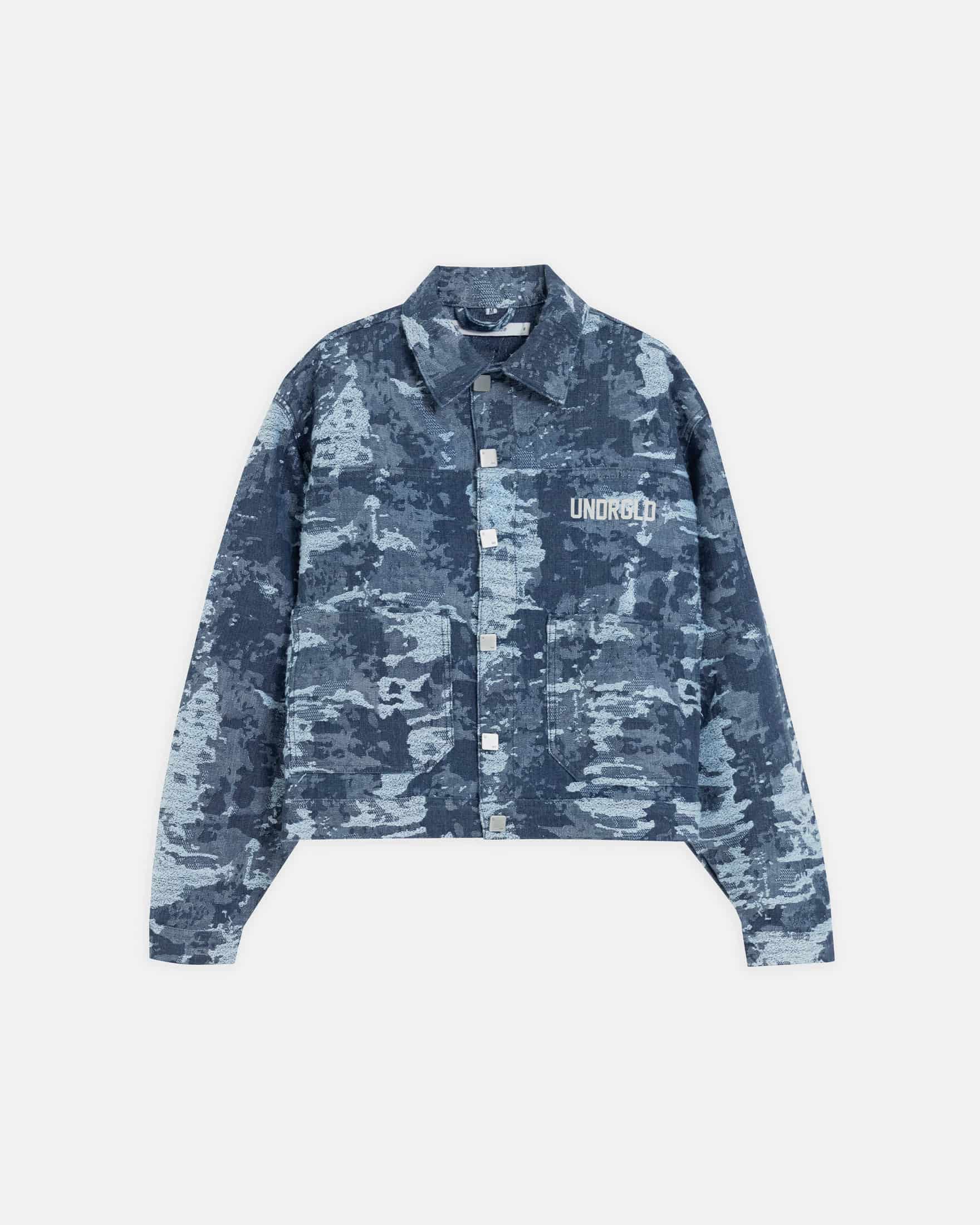 Capsule UNDRGLD Jacquard Jacket Cammo Blue - miniatura 1