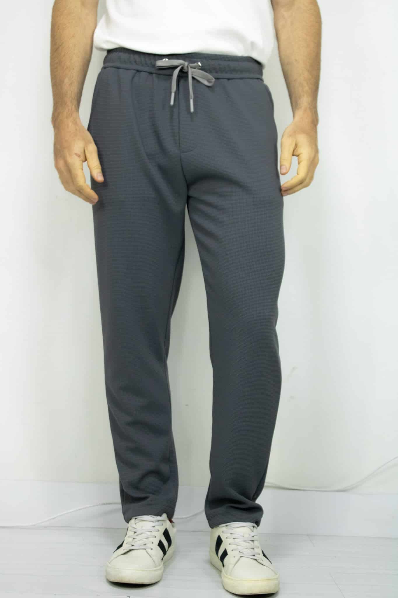 JOGGER TEXTURIZADO GRIS CLARO PARA HOMBRE - miniatura 1