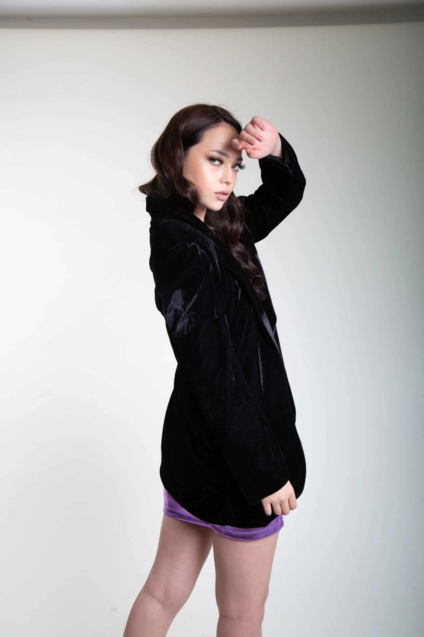 Blazer Velvet Negro - miniatura 4