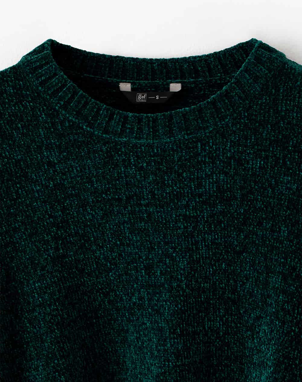 Suéter oversize verde mujer - miniatura 7