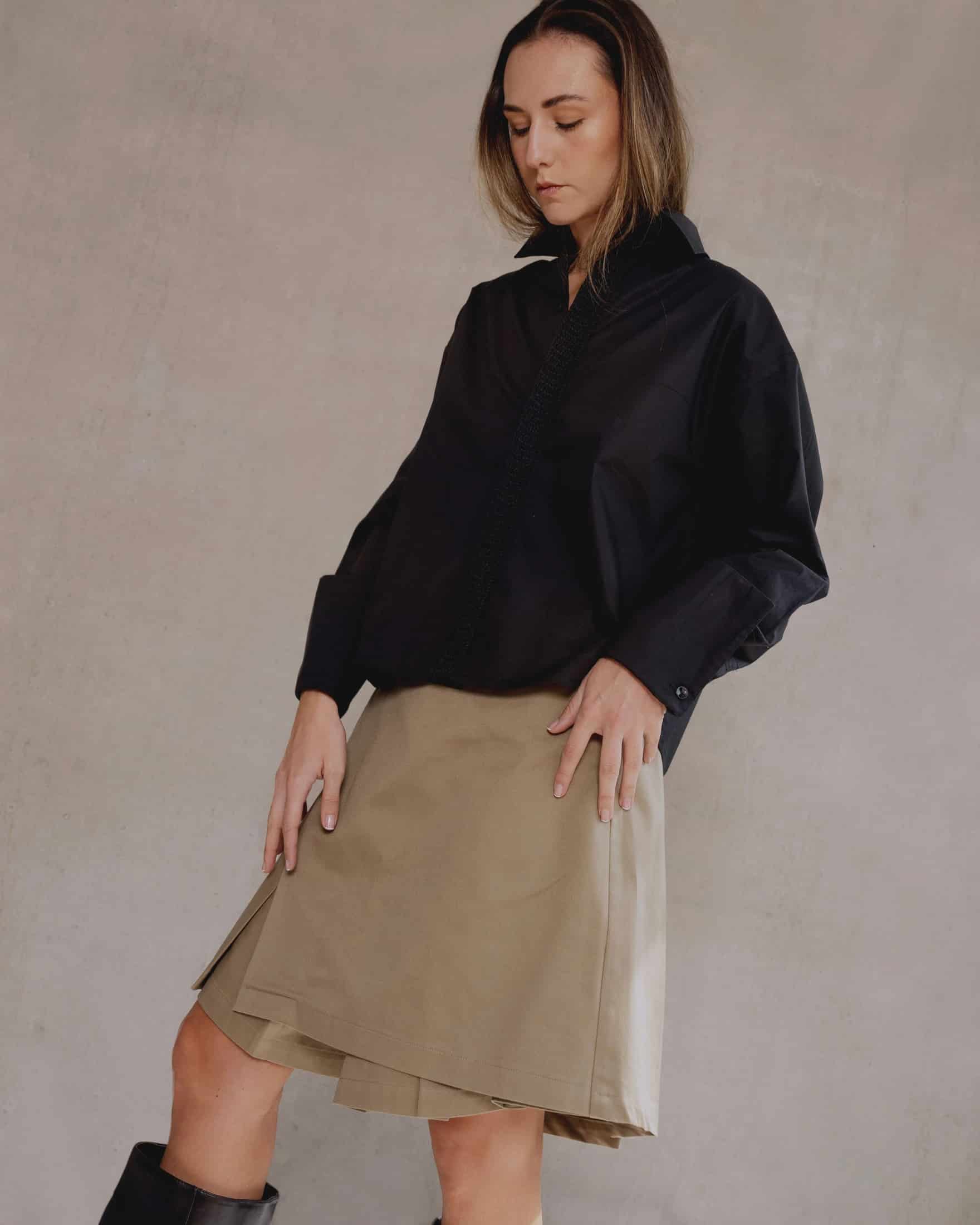 Beige Skirt Short Man - miniatura 5