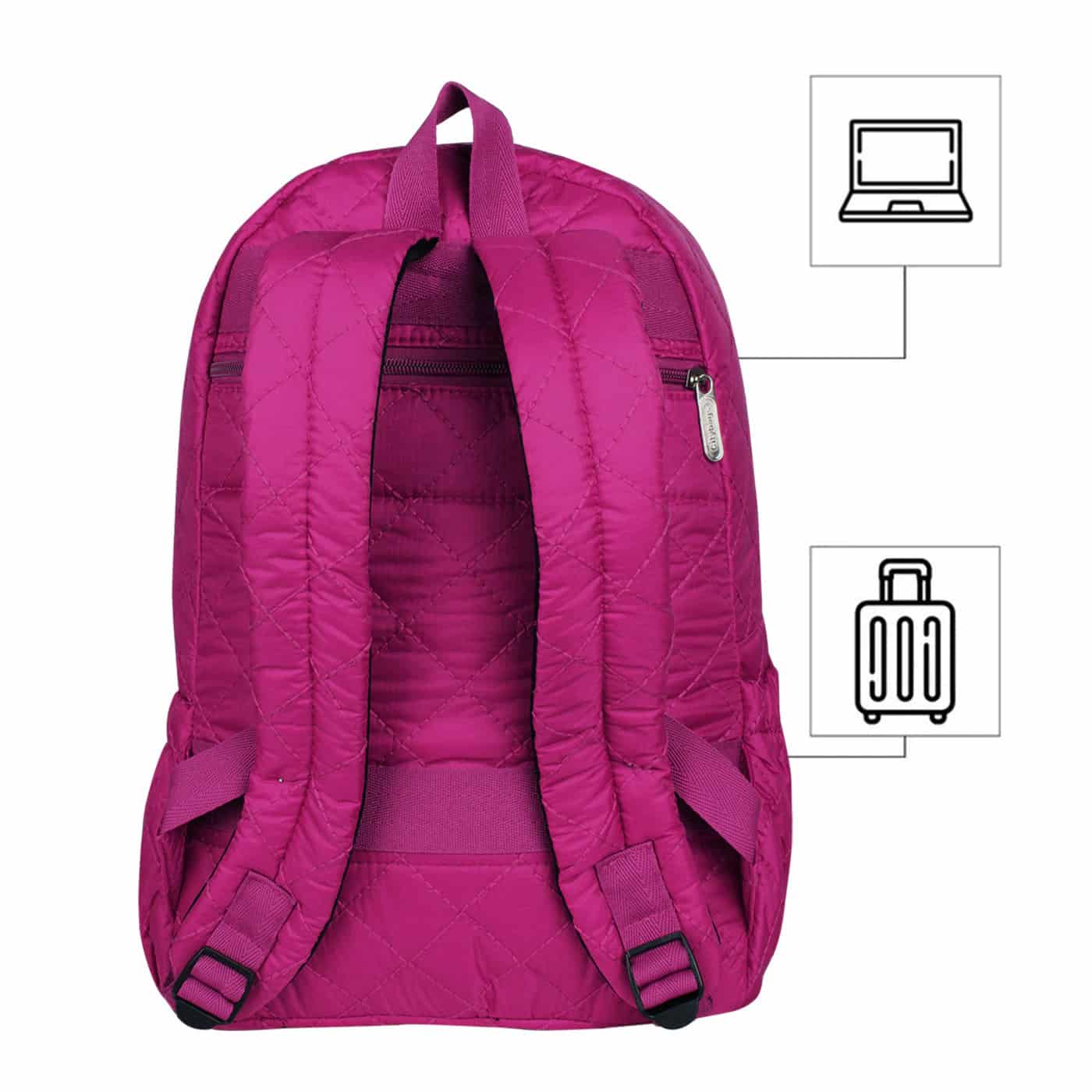 Morral Urbano  Puffer Fucsia - miniatura 4