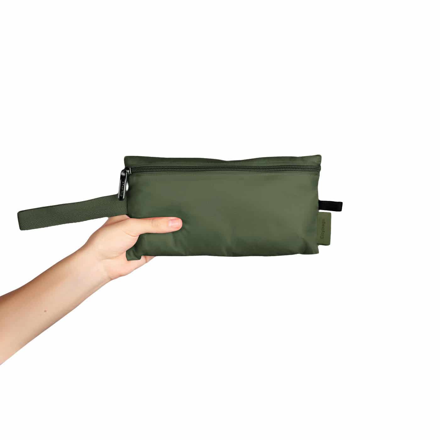 Bandolera Cruzada de Viaje Mediana Light Verde Militar -VM - miniatura 2