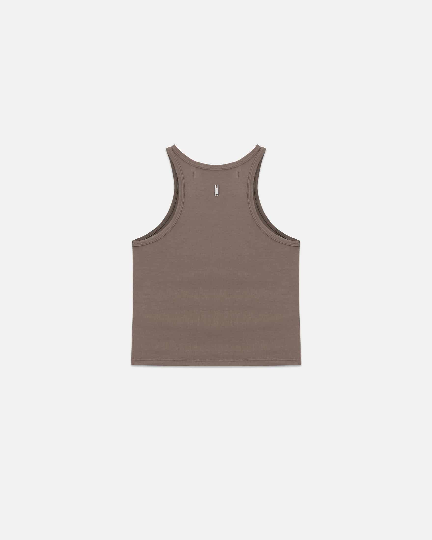 Line Basic Halter Tank Top Brown - miniatura 3