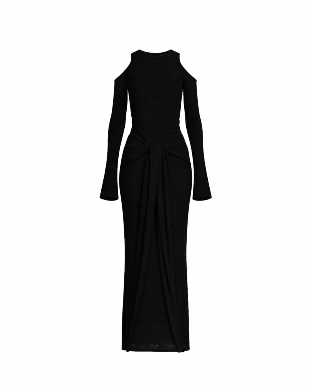 VESTIDO VOLVER AL VALLE - BLACK - miniatura 8