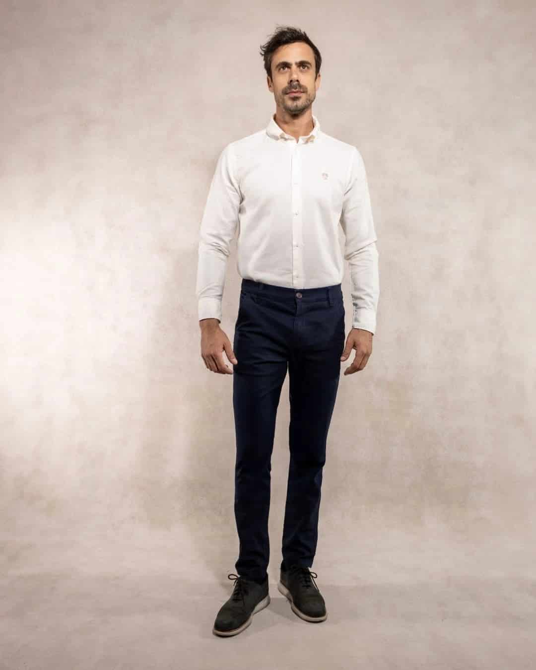 Pantalon Elastico Azul Navy - miniatura 6