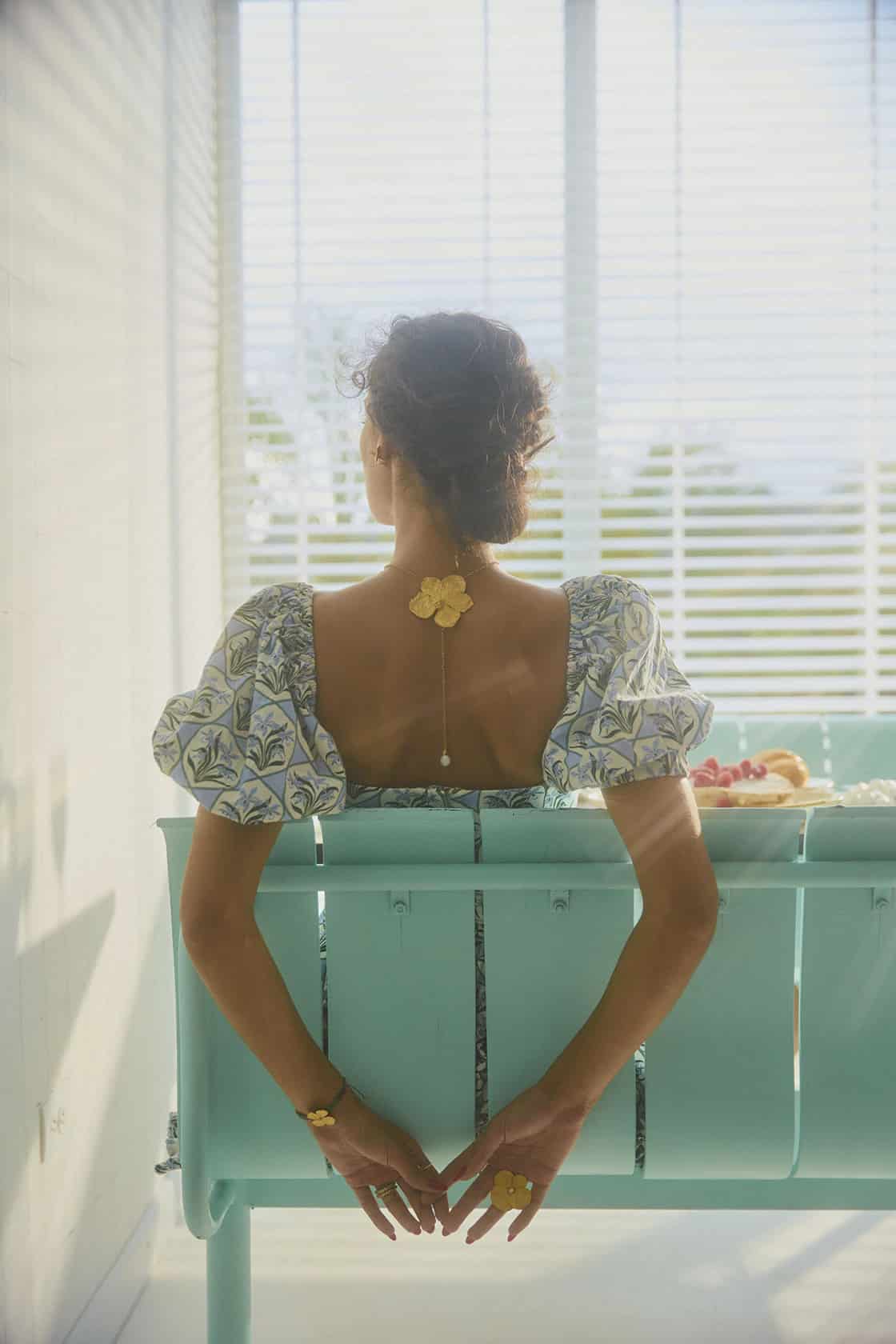 VANDA NECKLACE AND PEARL - miniatura 1