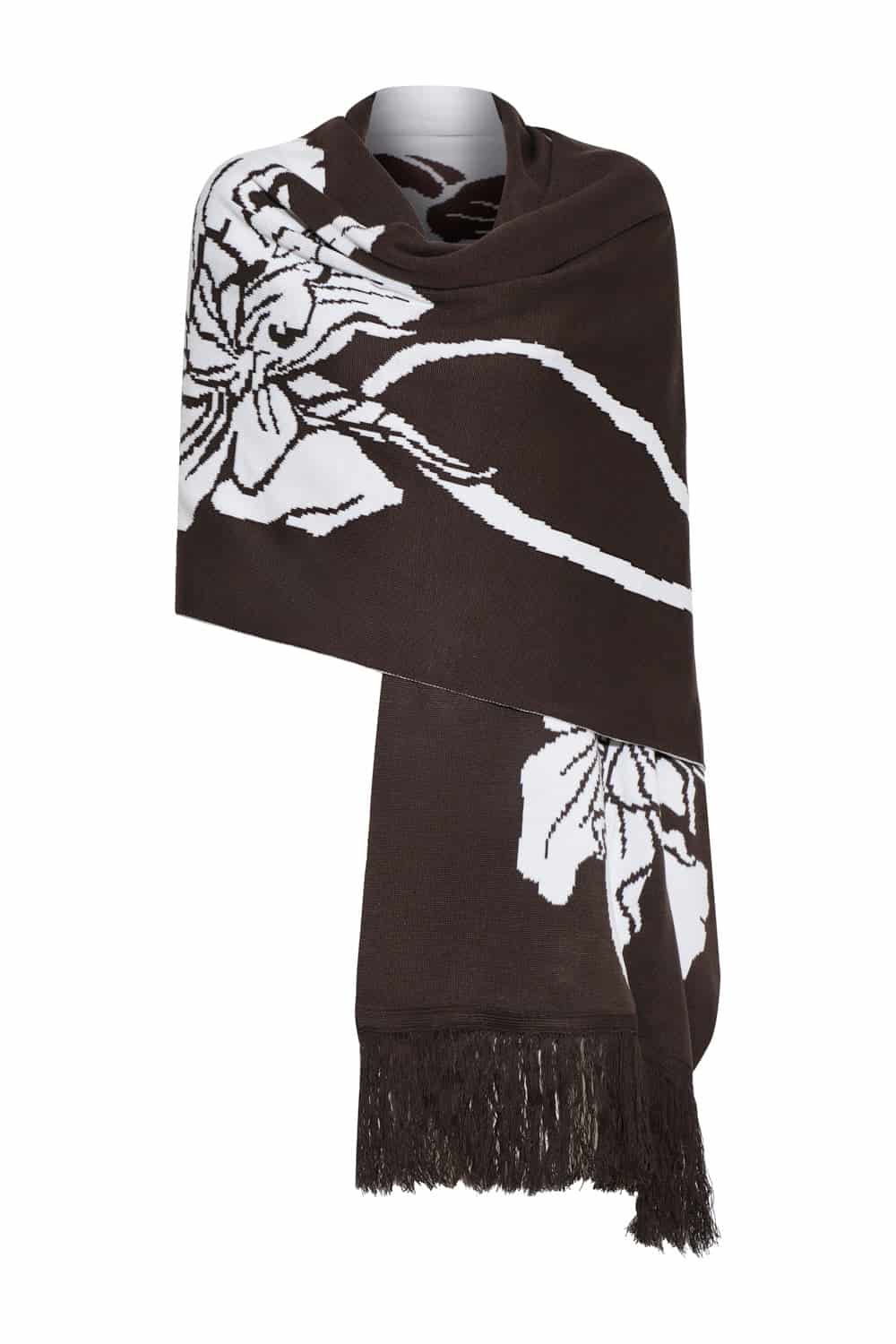 Bufanda yu moon brown - miniatura 1