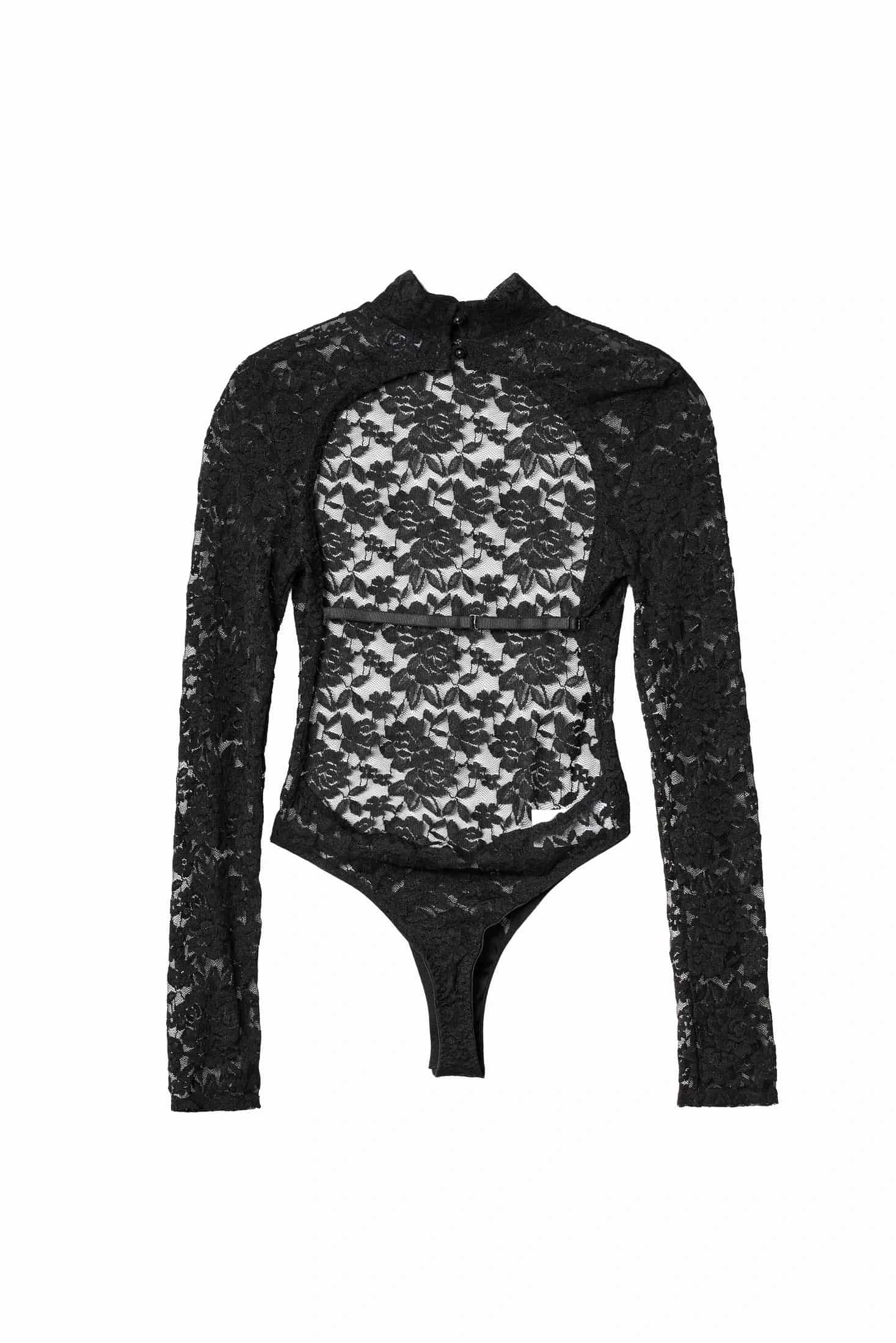 BLACK COUTURE BODYSUIT - miniatura 5