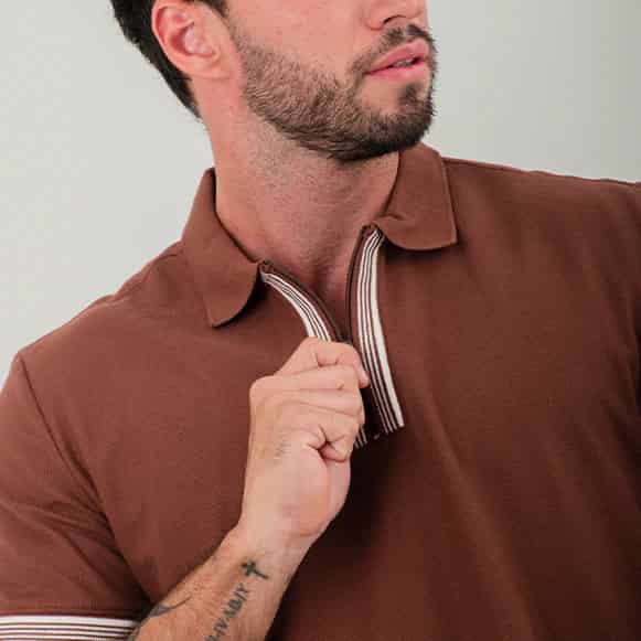 SUETER POLO MODA HOMBRE - miniatura 4