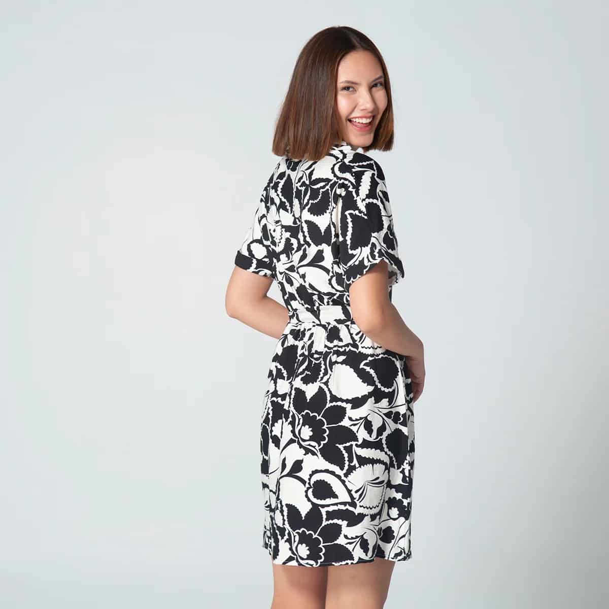 Vestido Corto Estampado Kony - miniatura 11