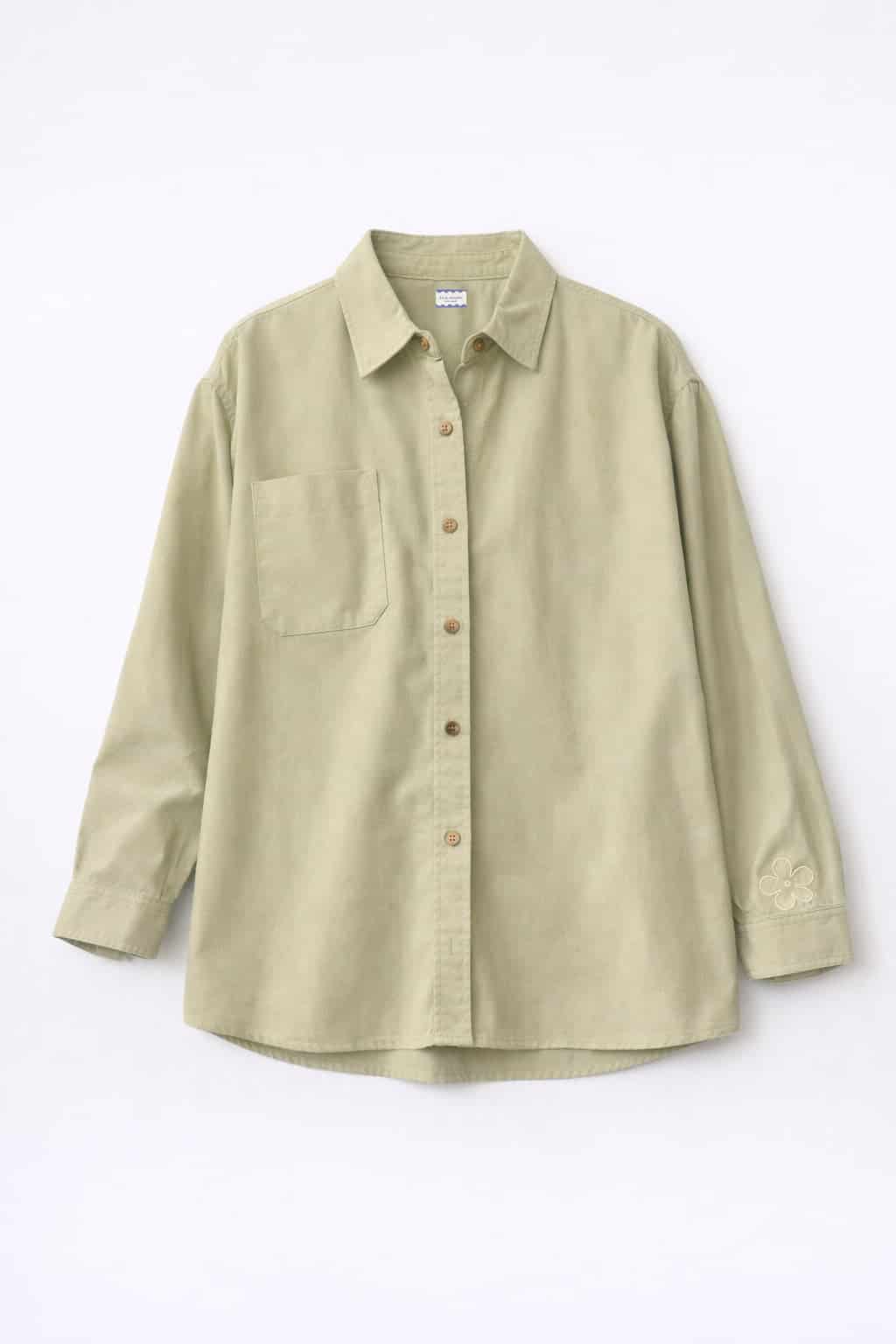 Camisa flor verde - miniatura 7