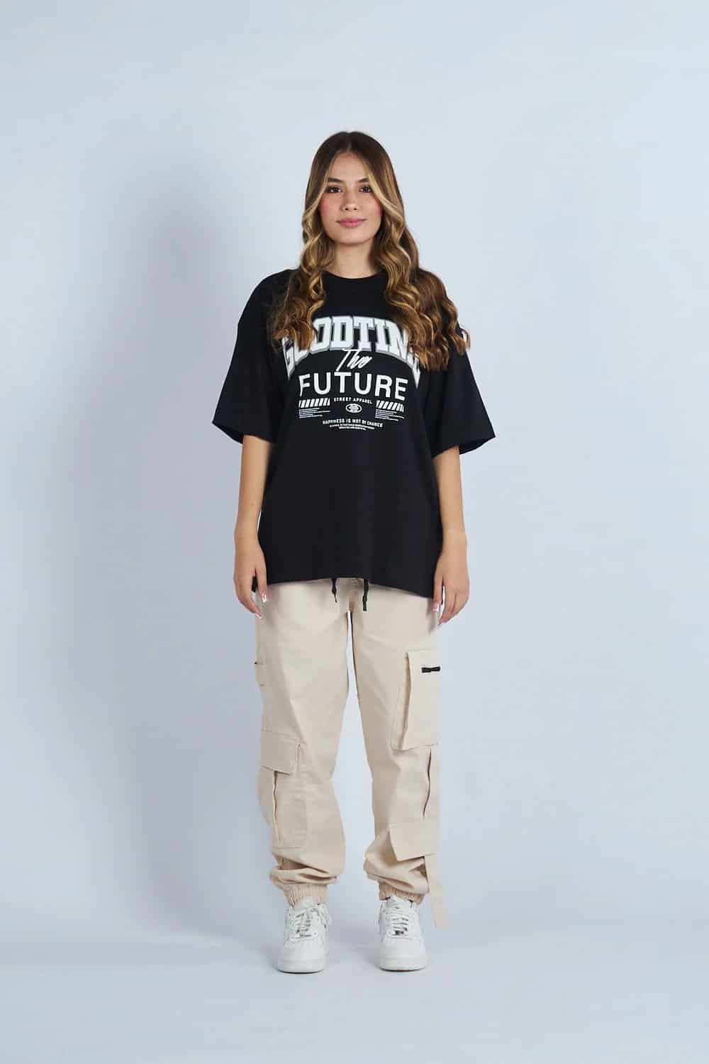 Camiseta oversize estampado Good Time Negro | DROP 03 | - miniatura 3
