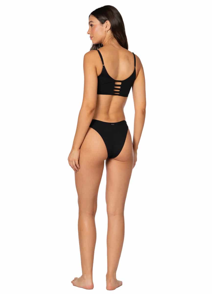 Maaji Jade Black Praia Classic Bralette Bikini Top - miniatura 9