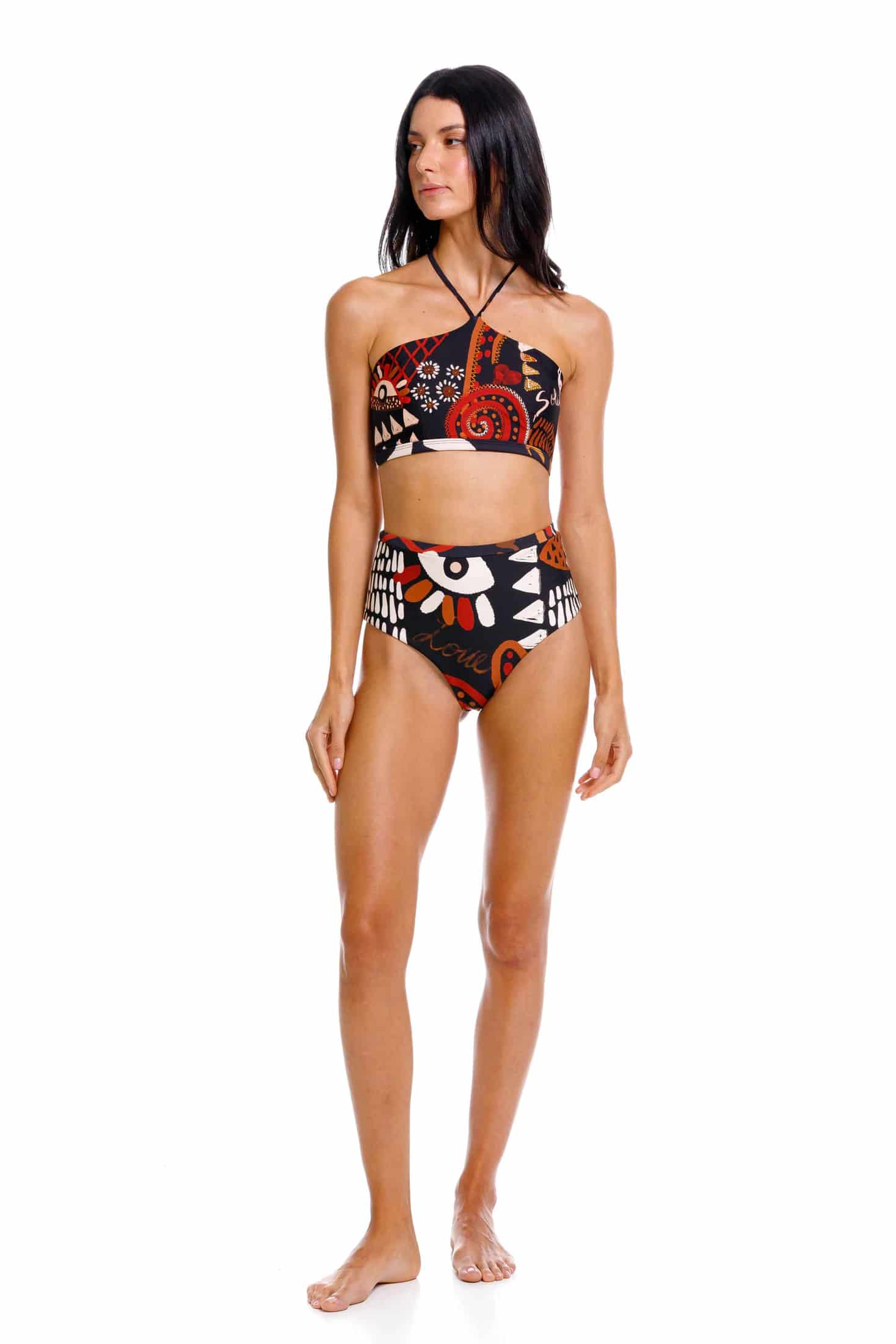 Top Crop-top de Bikini Ubuntu - miniatura 1