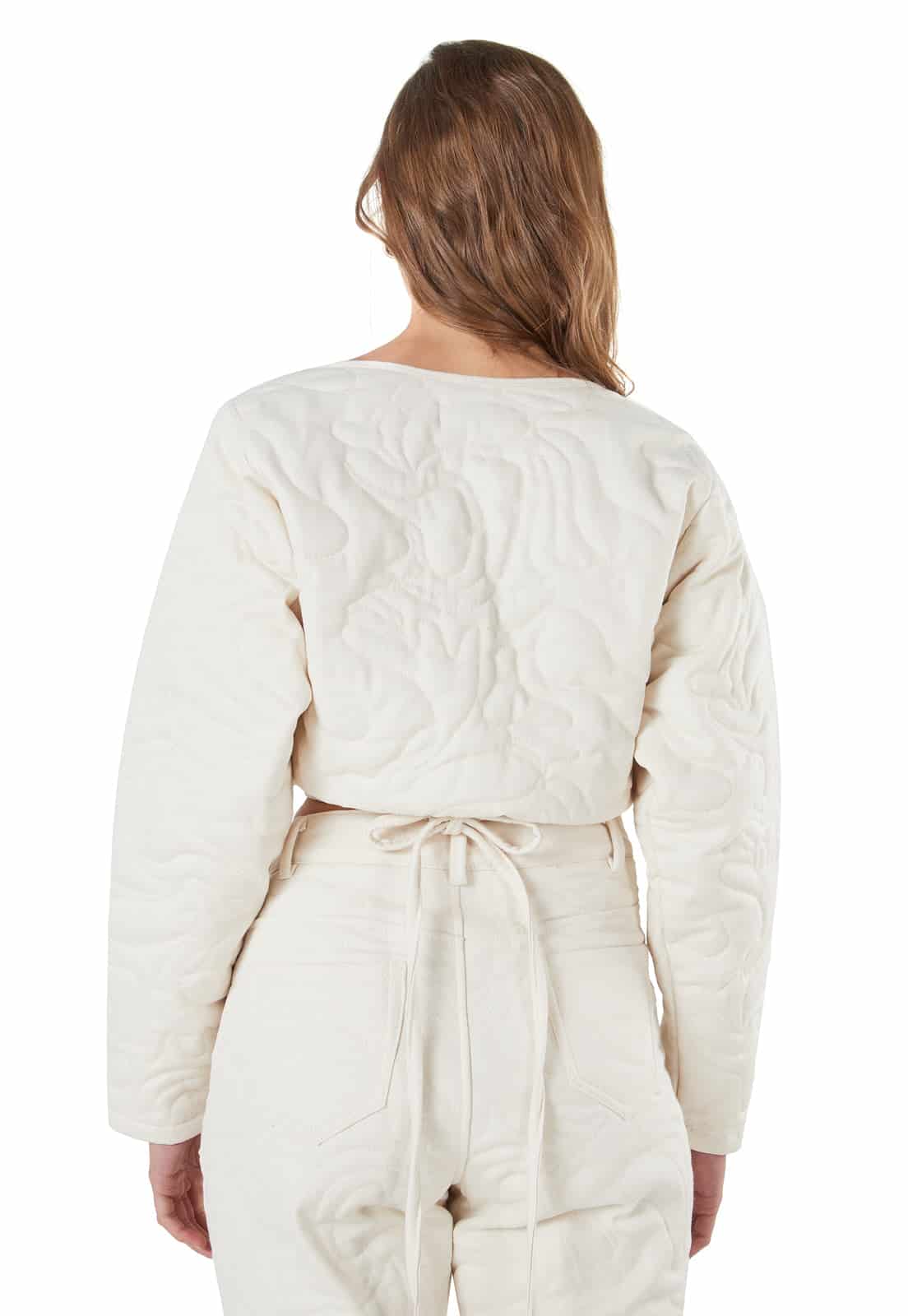 Claude Puffy Shirt Cream - miniatura 8