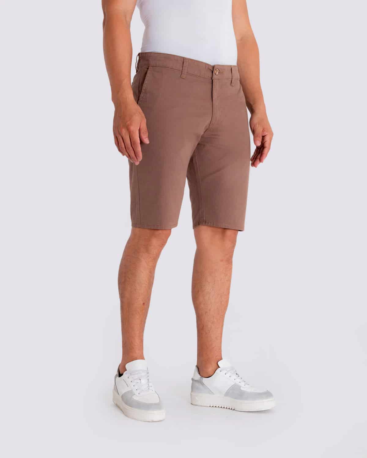 Bermuda slim cafe para hombre - miniatura 2