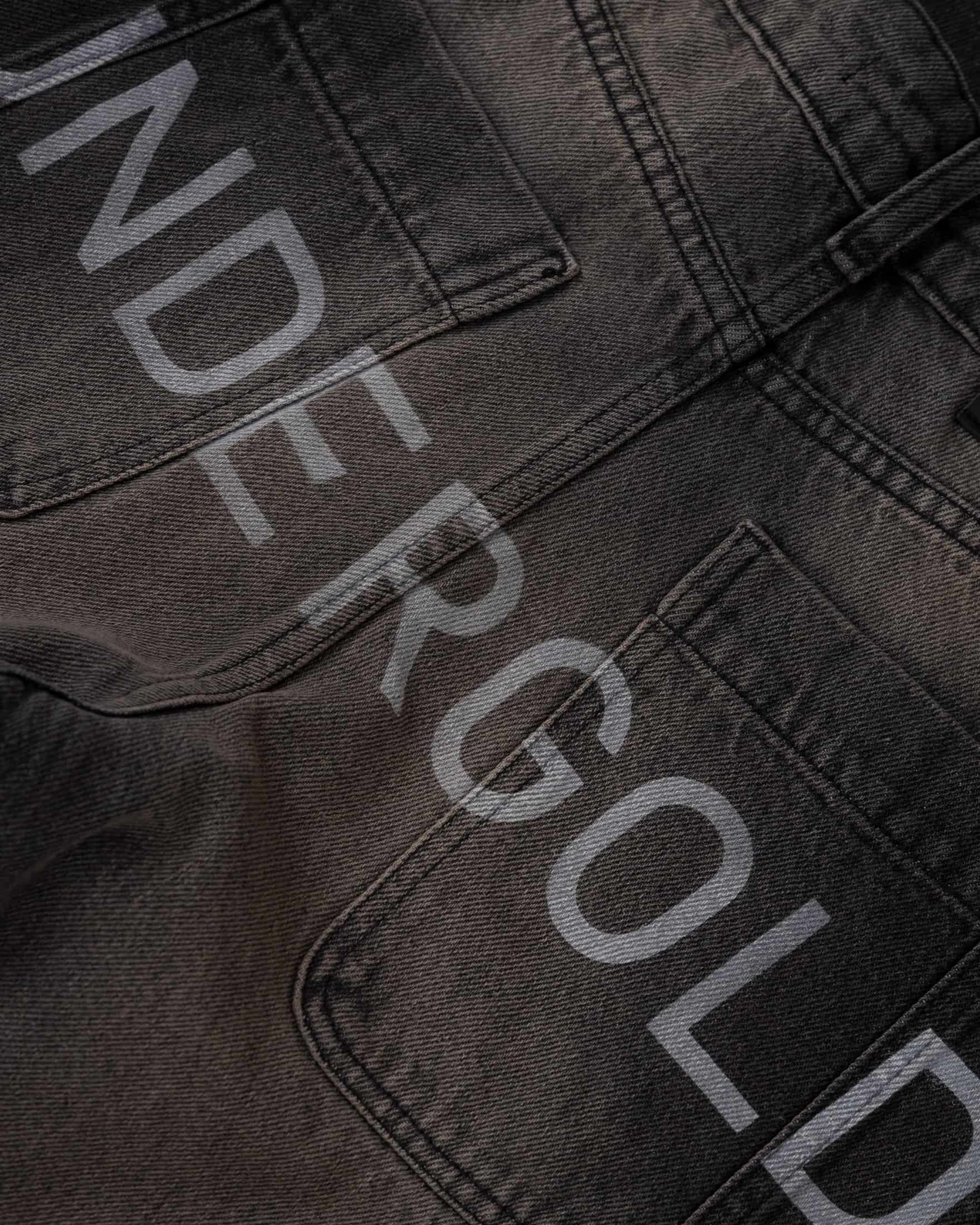 W Basics Undergold Wide Jean Dirty Black - miniatura 4