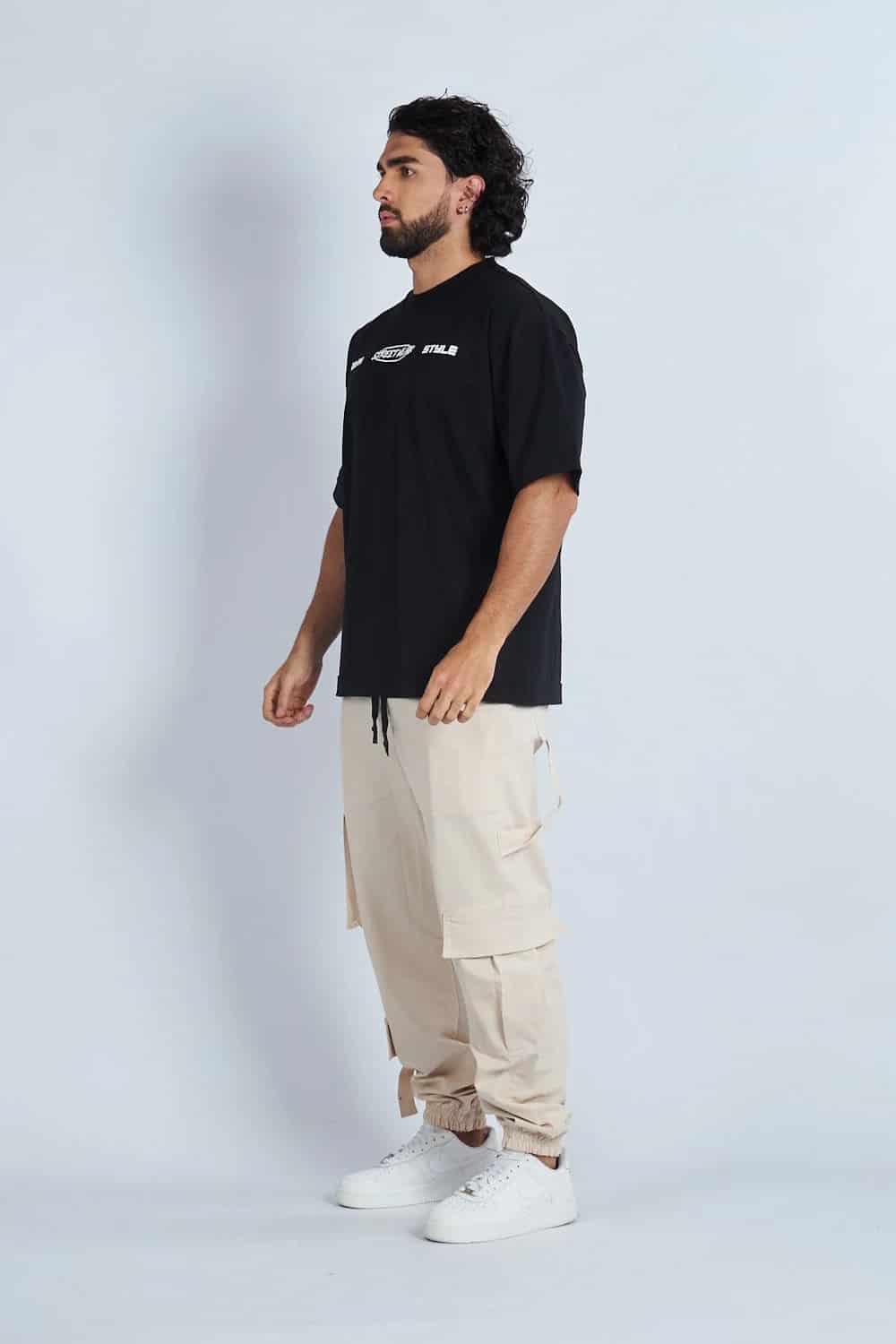 Camiseta oversize estampada Negro | DROP 03 | - miniatura 6