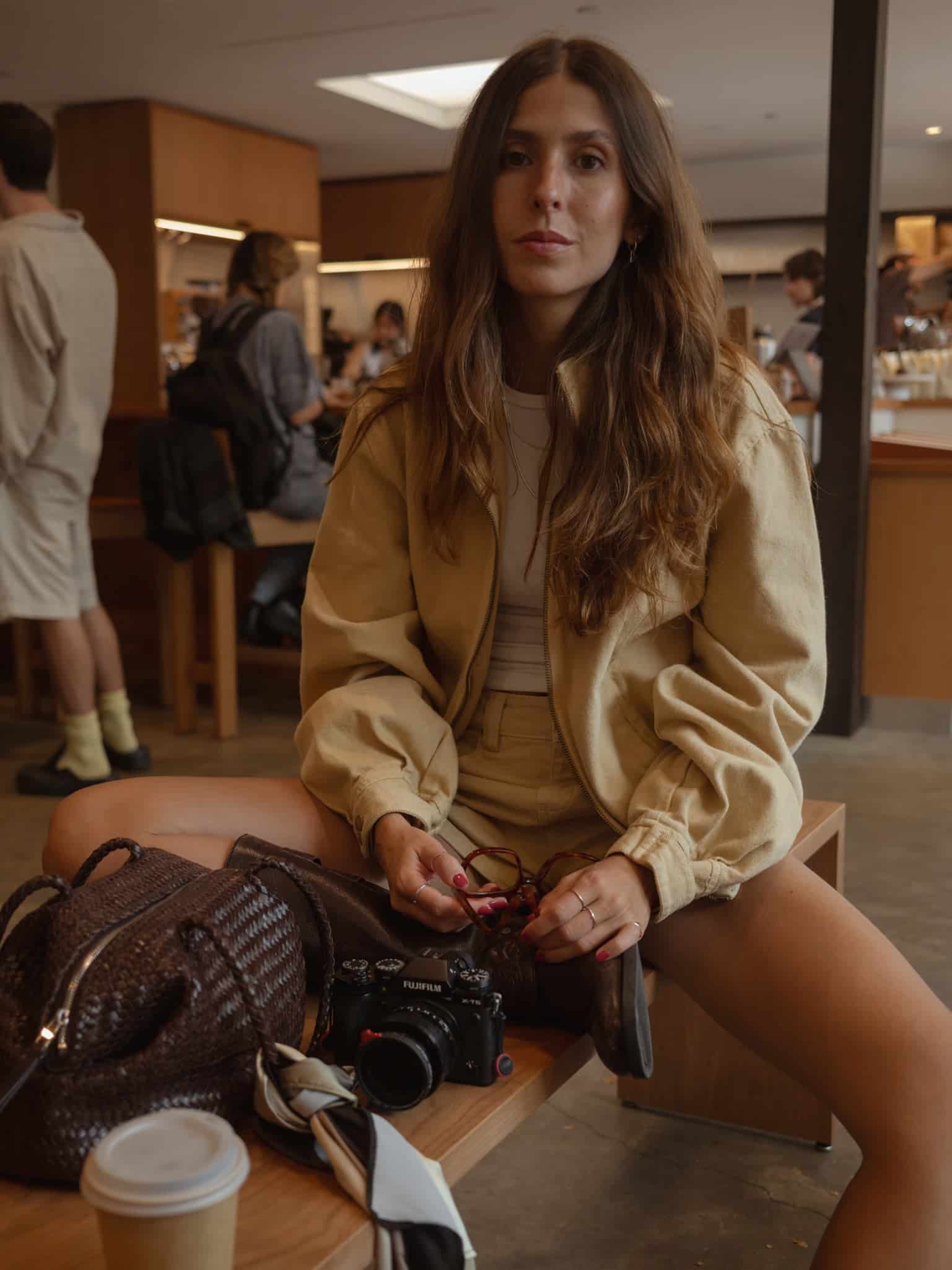 BUBBLE DENIM JACKET - DESERT YELLOW - miniatura 9