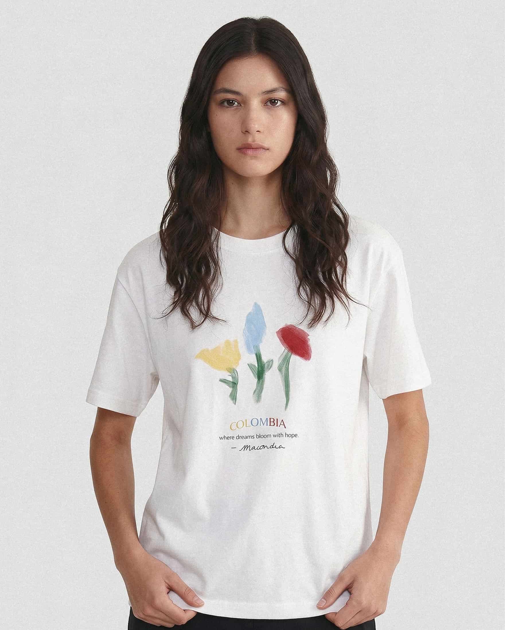 T-Shirt "No Rain of Flowers" Edición Colombia - miniatura 3
