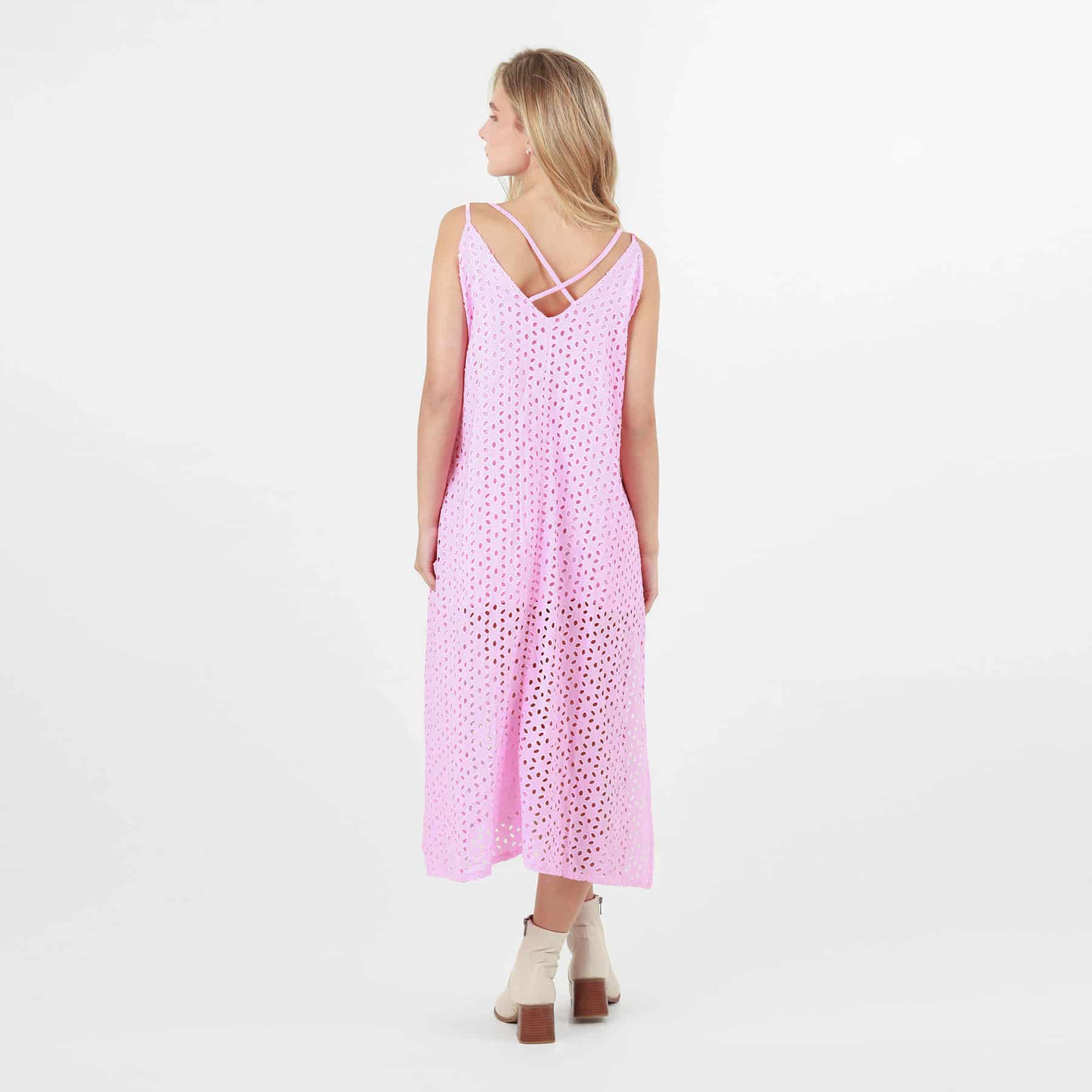 Vestido Cuello V Manga Sisa - miniatura 3