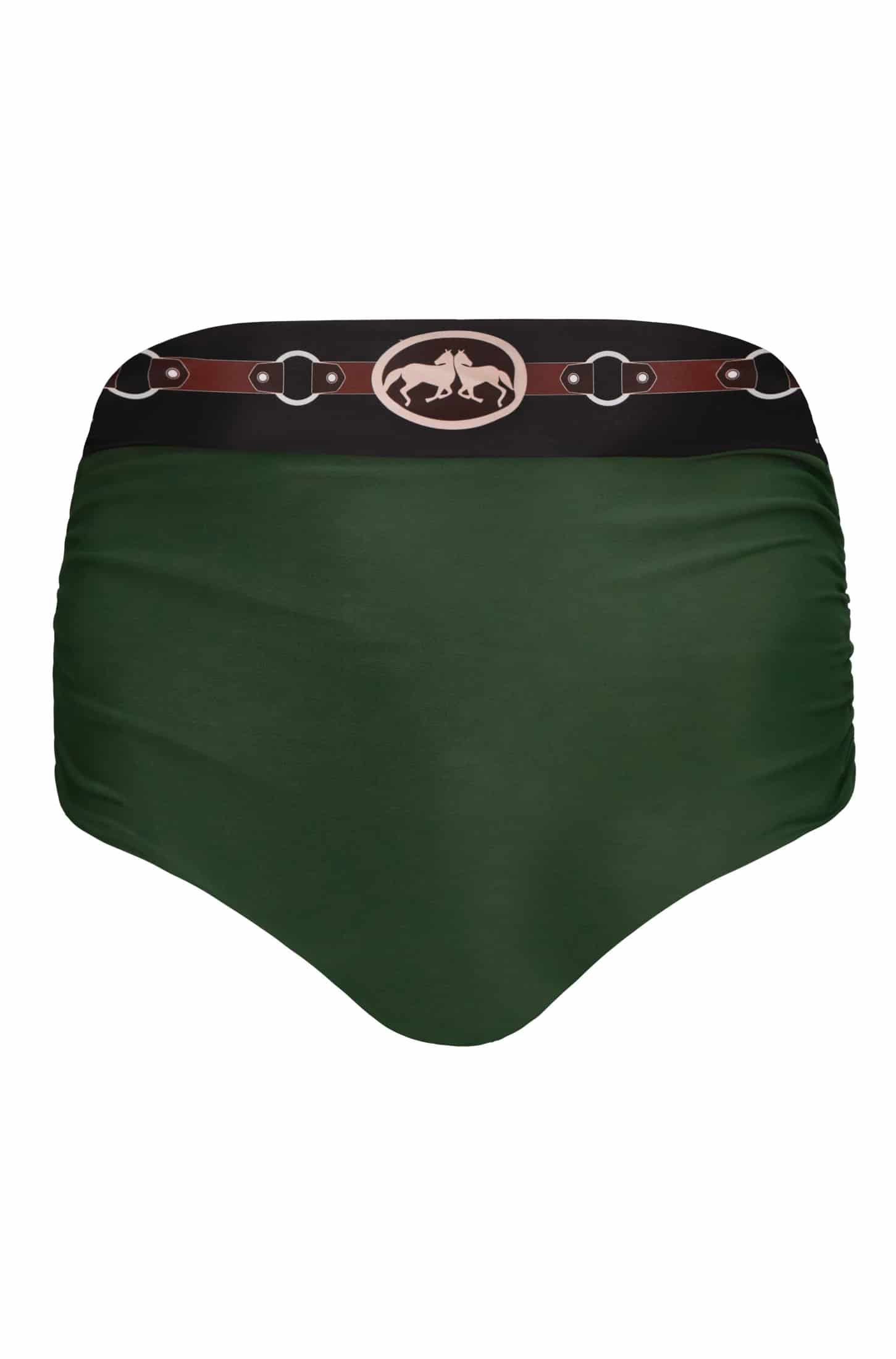Olinda Bottom / Green - Horse Reins - miniatura 1