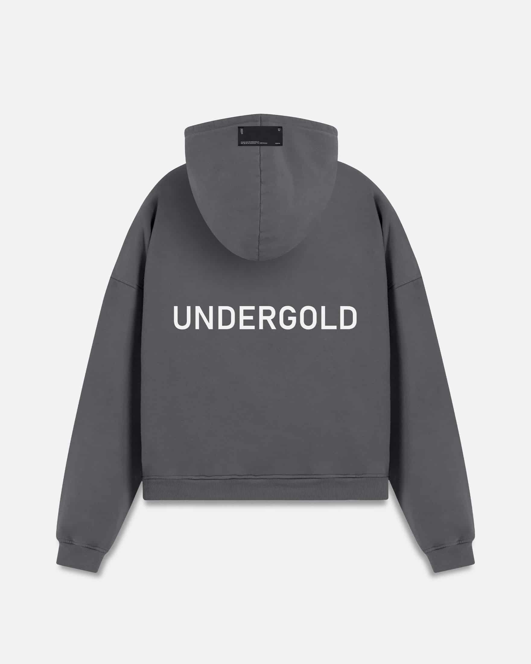 Line Basic Hoodie Dark Gray - miniatura 1
