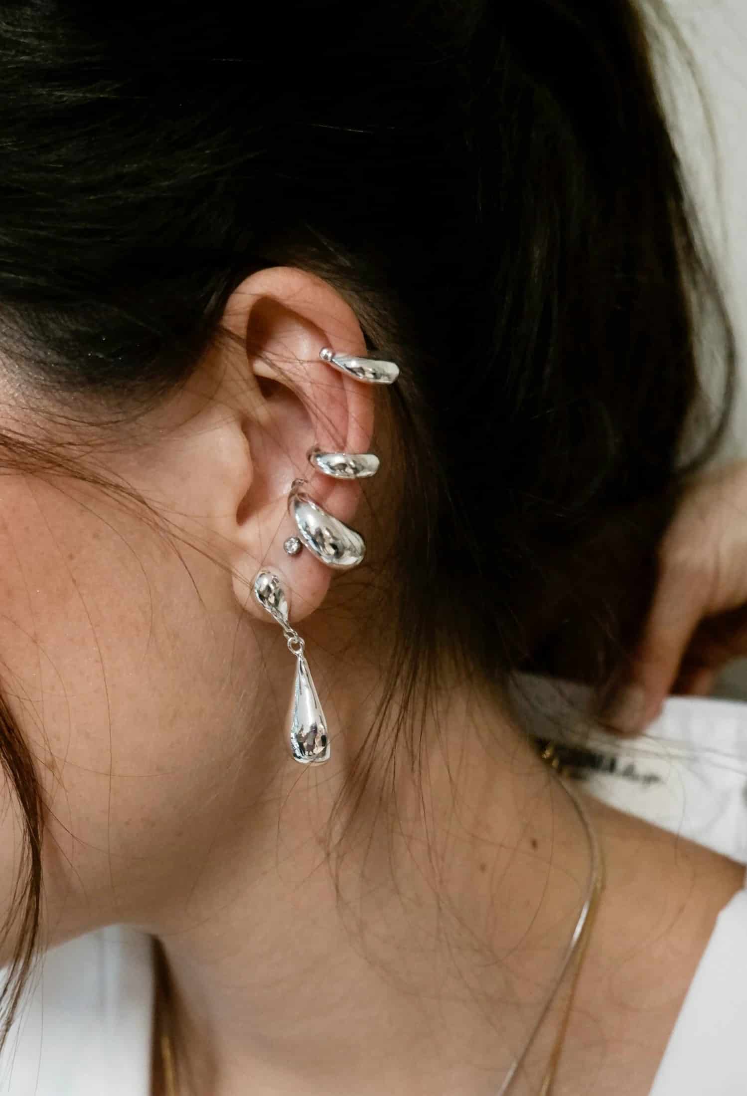 Mini Earcuff Icon | Plateado - miniatura 2