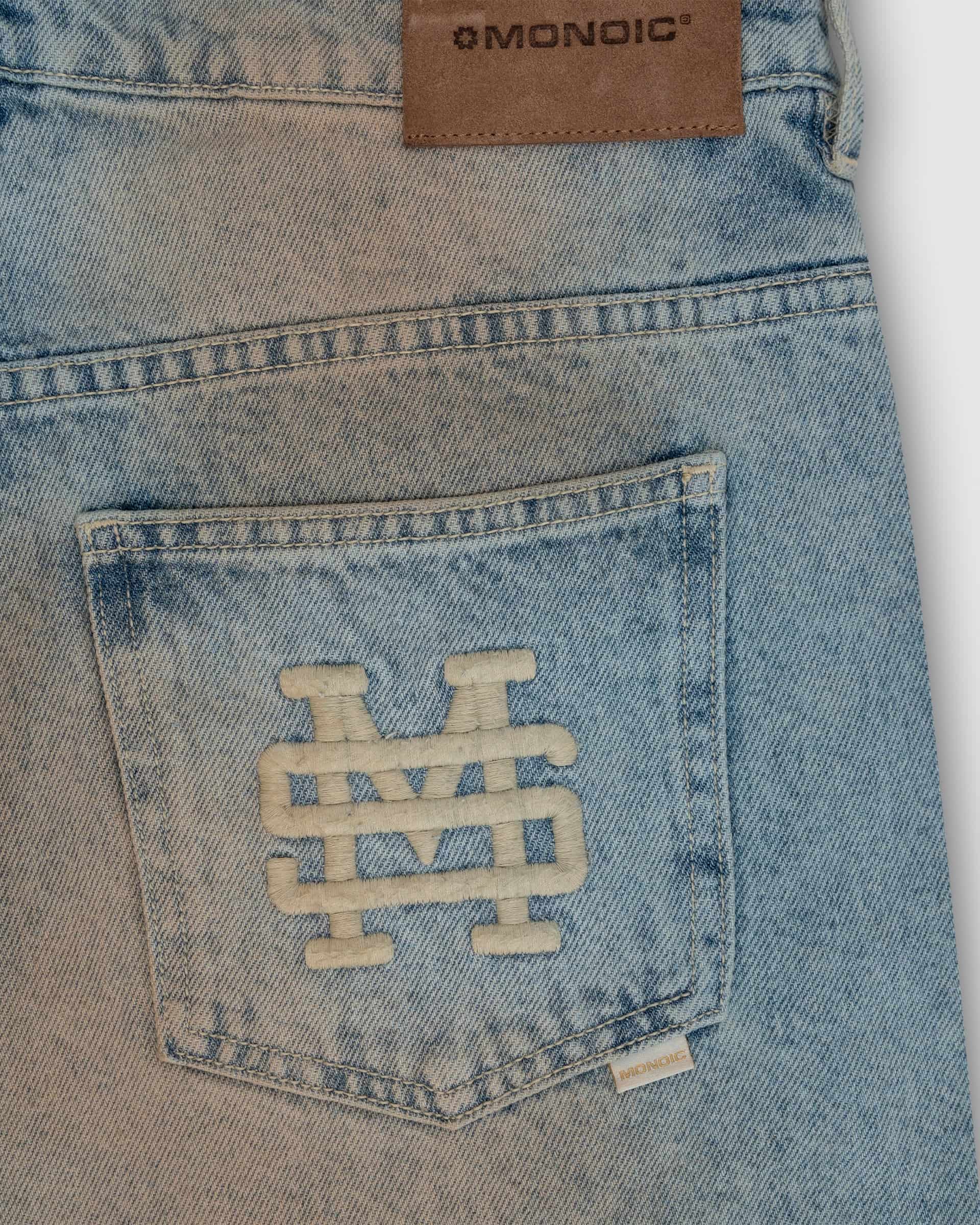 Straight Fit Rally Jeans - Dirty Blue - miniatura 6
