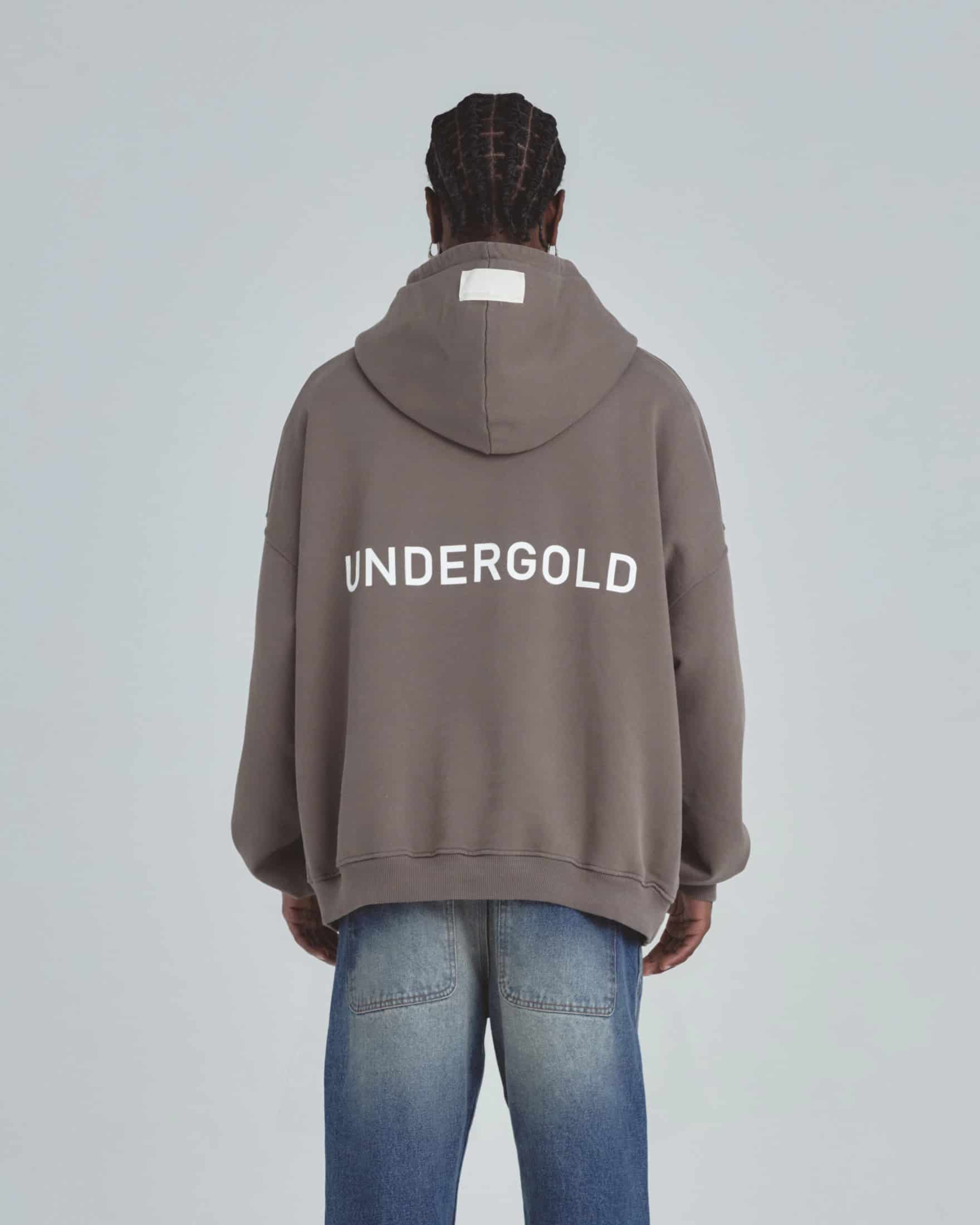 Line Basic Hoodie Brown - miniatura 7