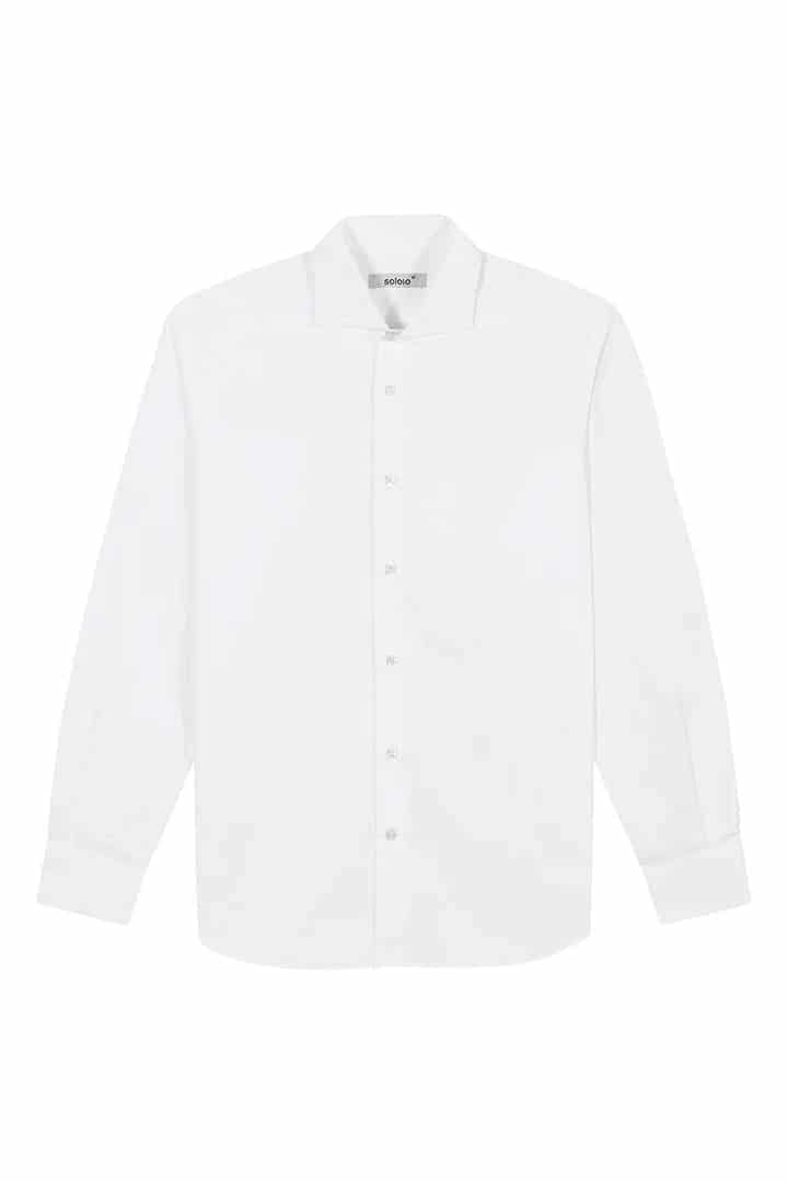 men’s cotton shirt white rx slim - miniatura 4