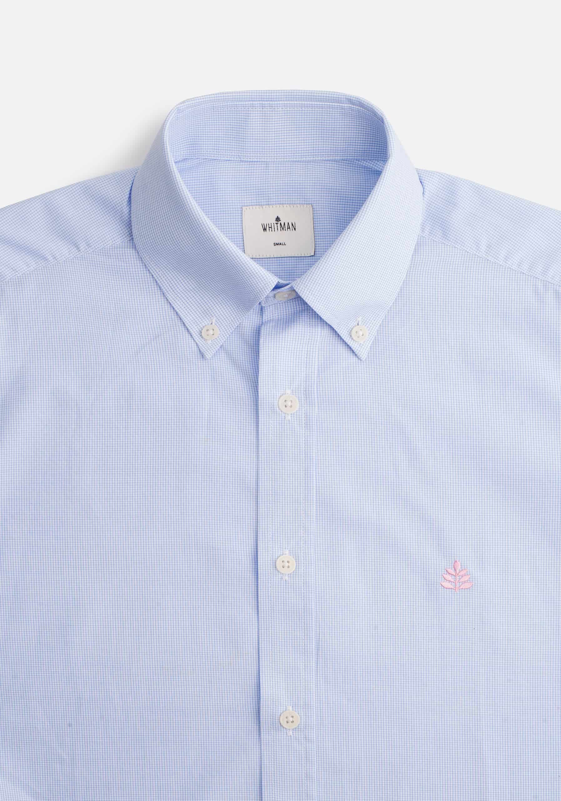 Camisa Cuadros Peq. Azul - Blanco CBD L-Ros - miniatura 3