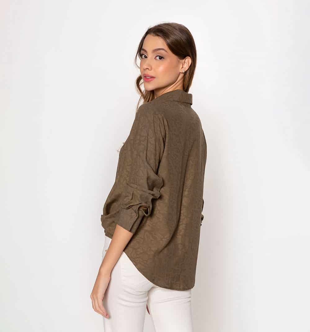 Camisera con entorchado manga larga - miniatura 4