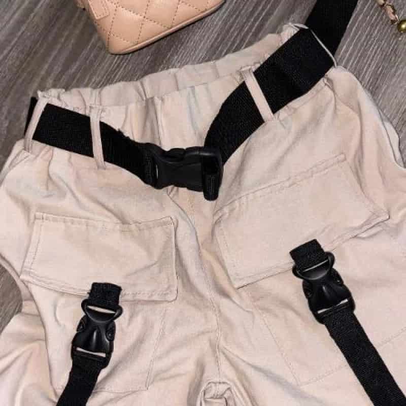 SHORT NUDE TIPO CARGO - miniatura 3