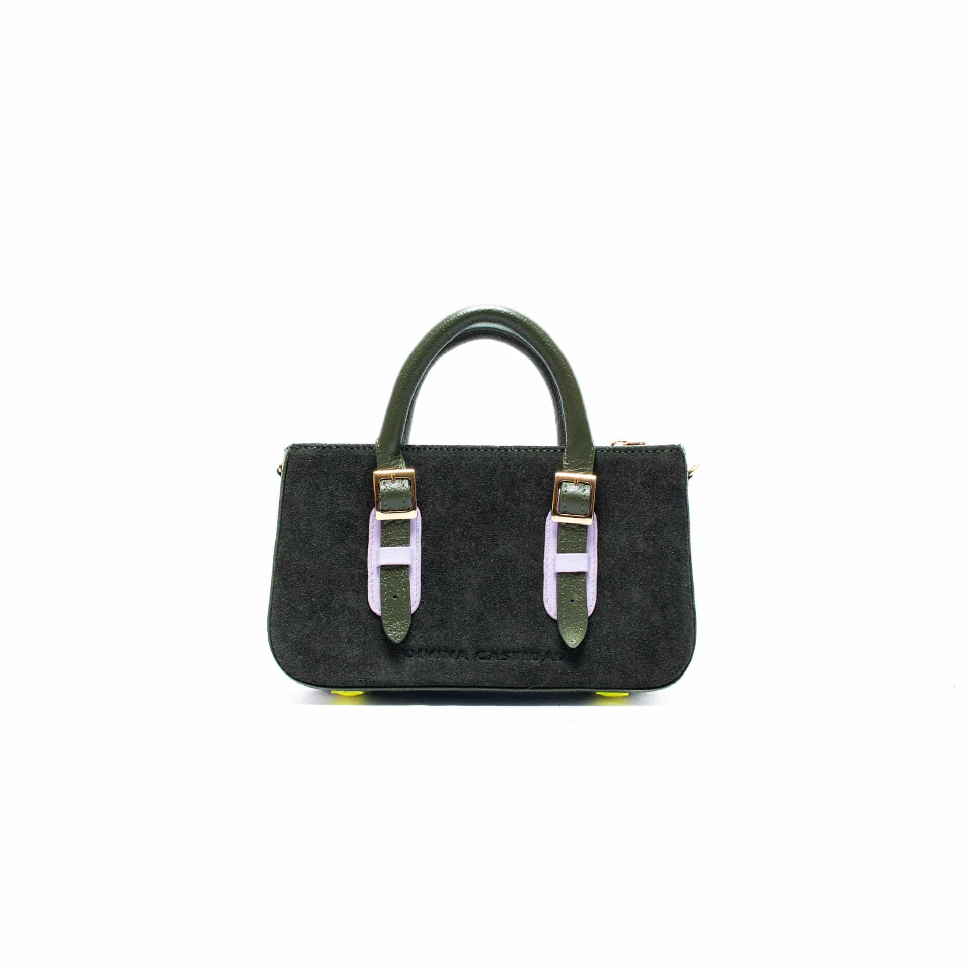 LOVELY BAG MICRO - Verde Botella x Malva - miniatura 2