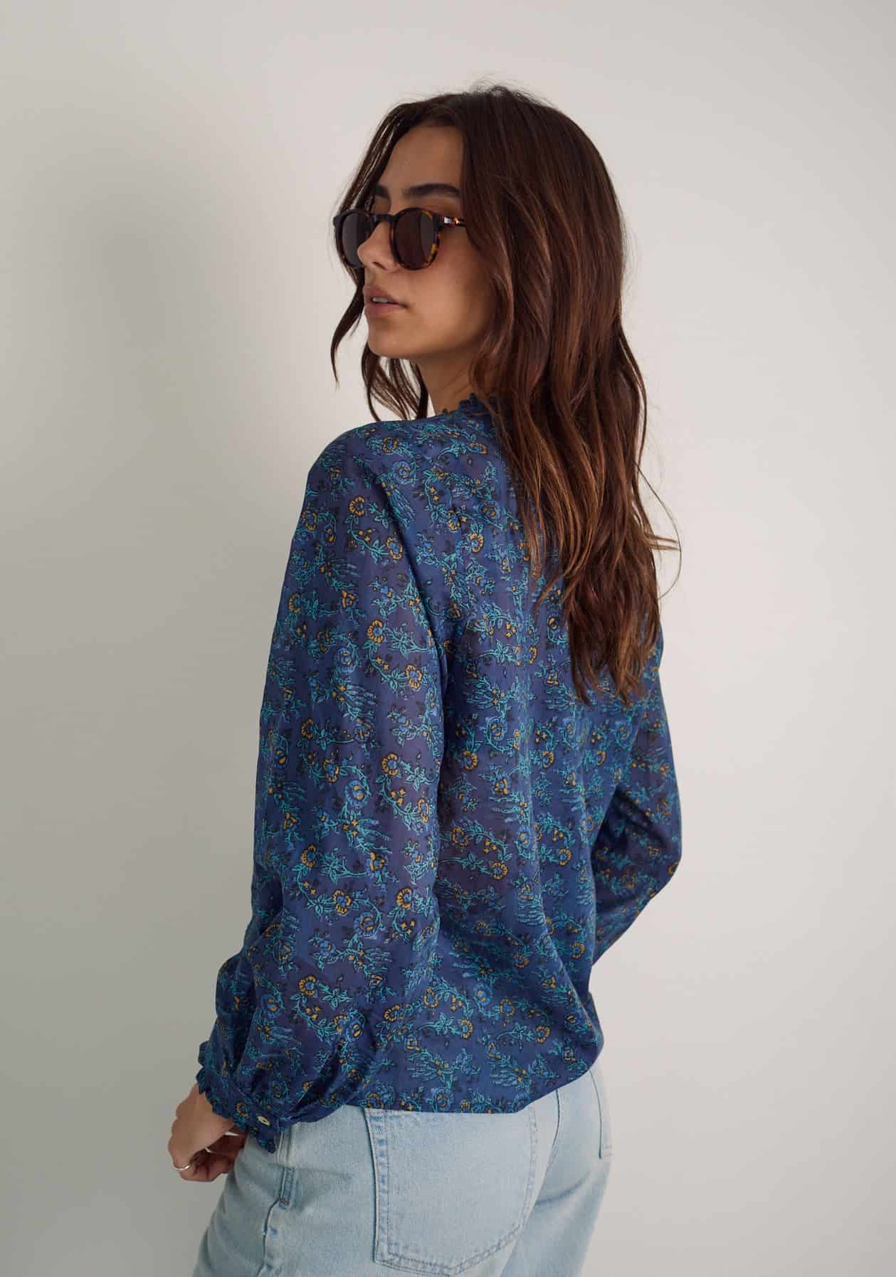Blusa M Amelia Estampado Azul - miniatura 4
