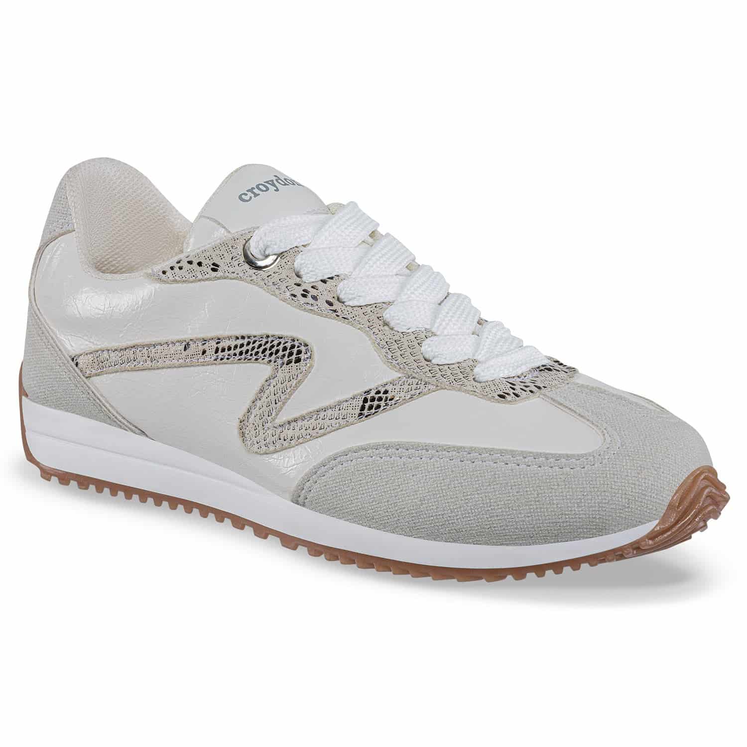 Tenis Urbanos Quimbaya Blanco-Gris Croydon Para Mujer - miniatura 1