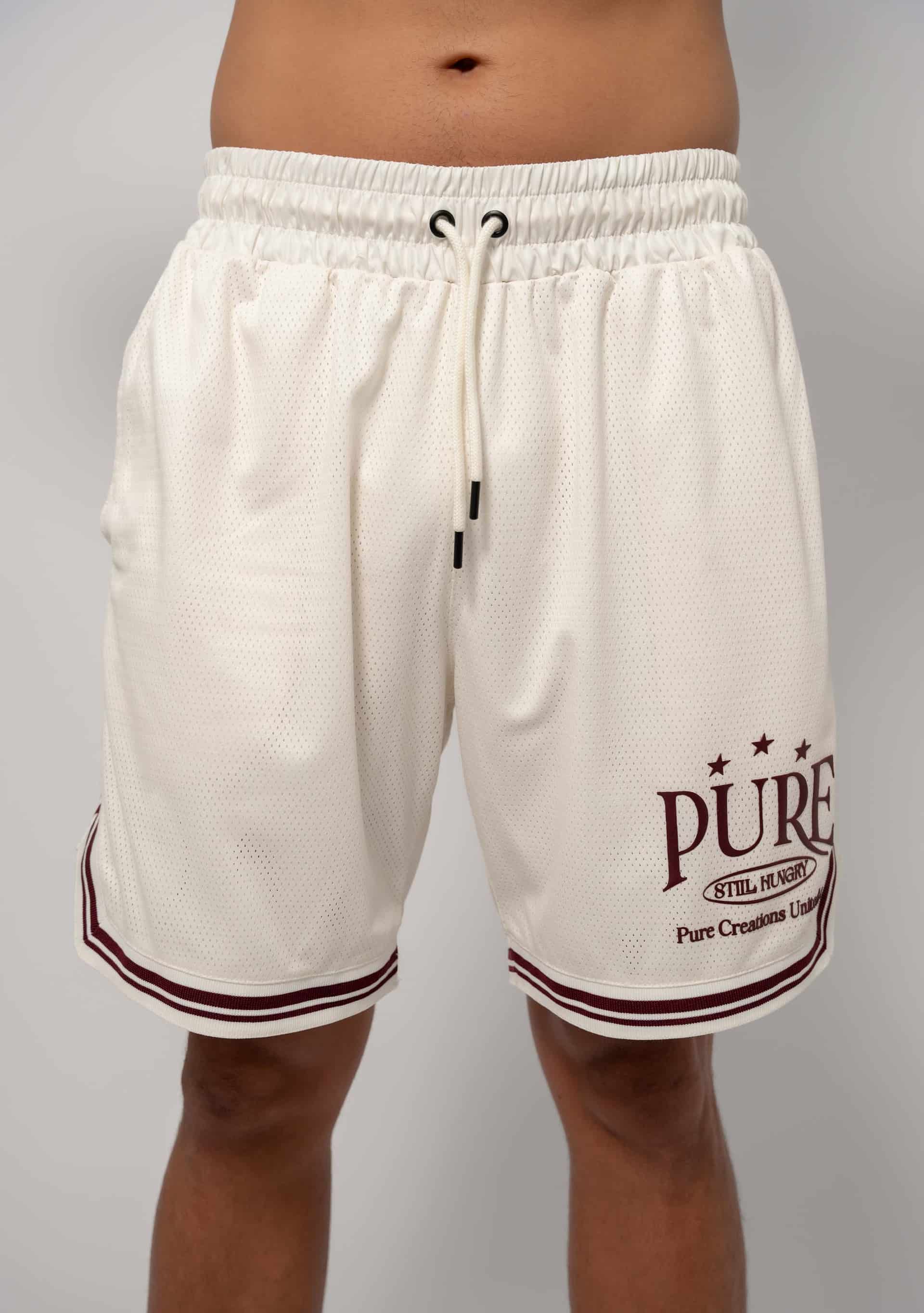 Still Hungry Burgundy Knitted Shorts - miniatura 1