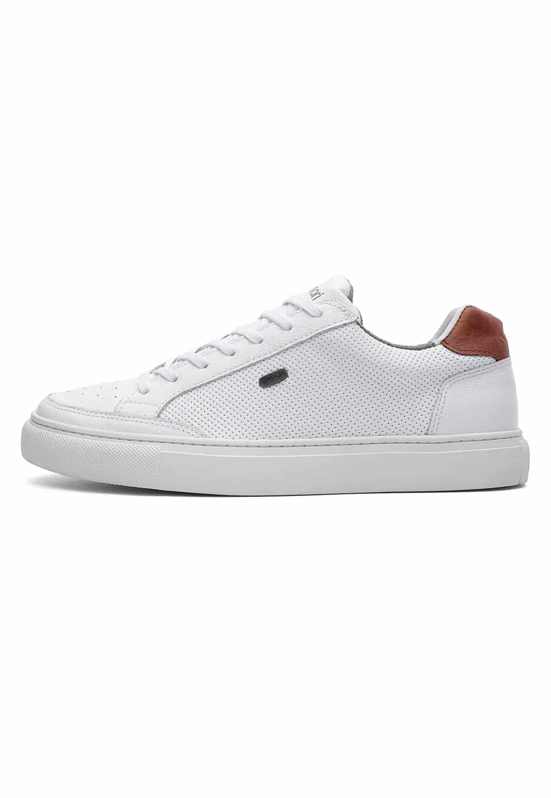 Tenis de cuero para hombre color blanco| Armori x Los Caballeros - miniatura 6