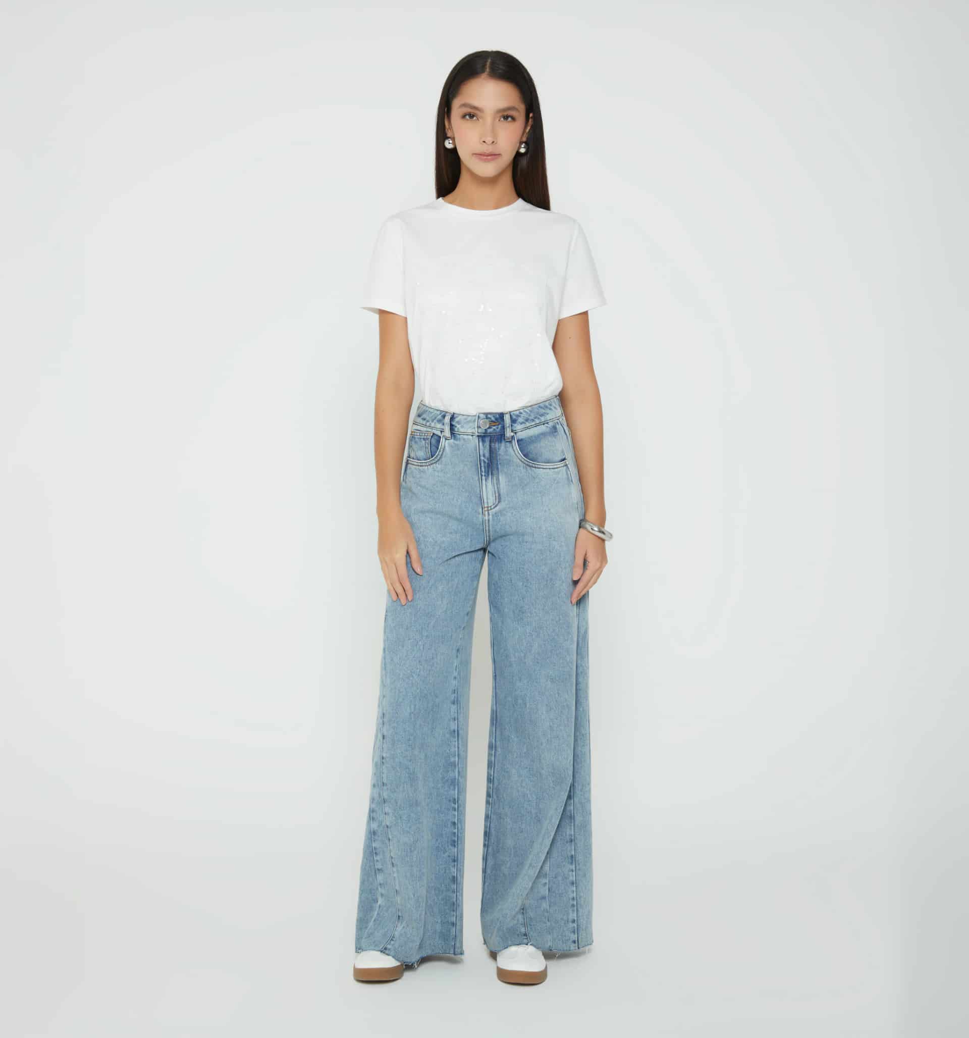 Camiseta con aplique frontal - miniatura 1